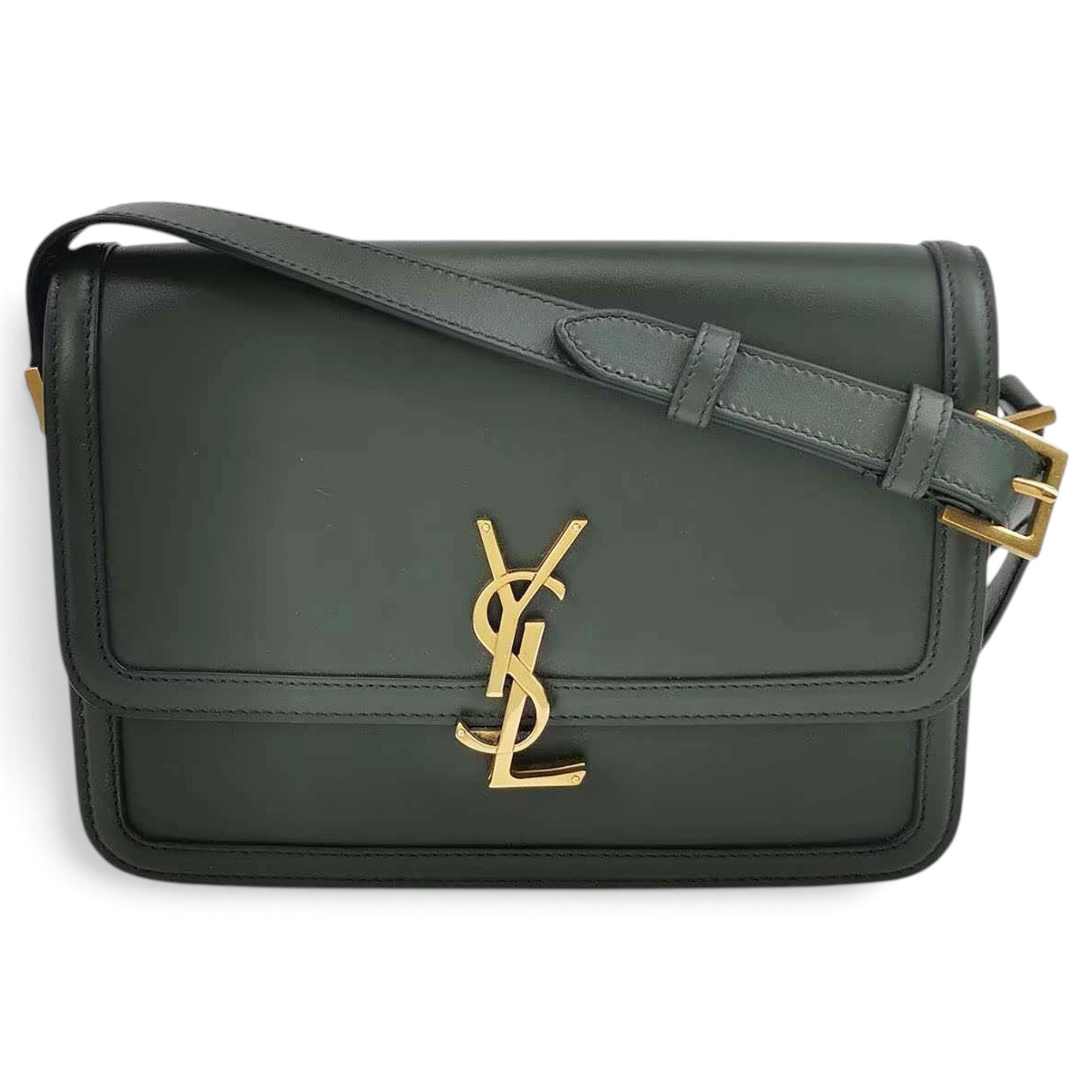 Solférino leather handbag