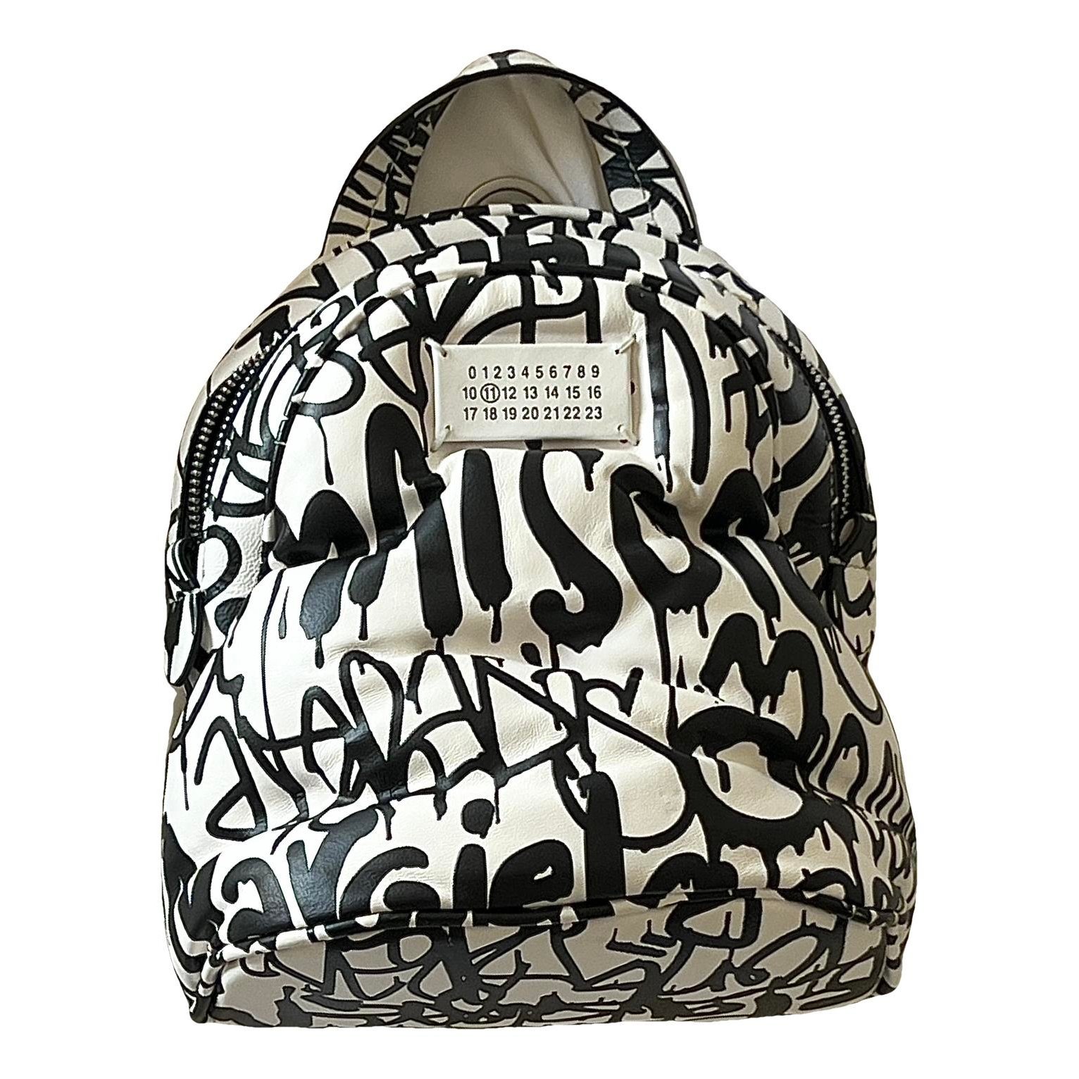 Leather backpack