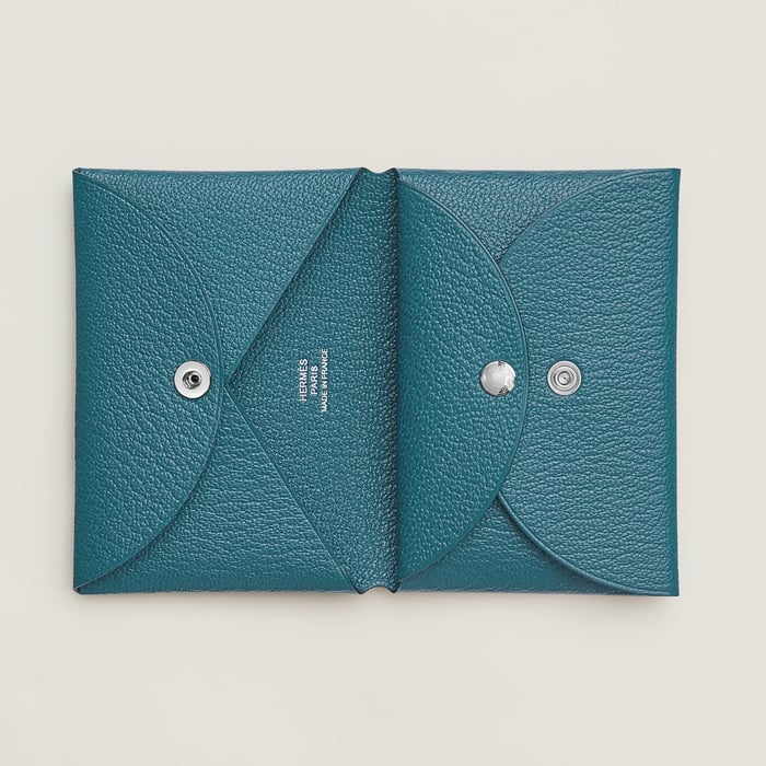 New Bleu Jean Calvi Duo Compact Card Holder