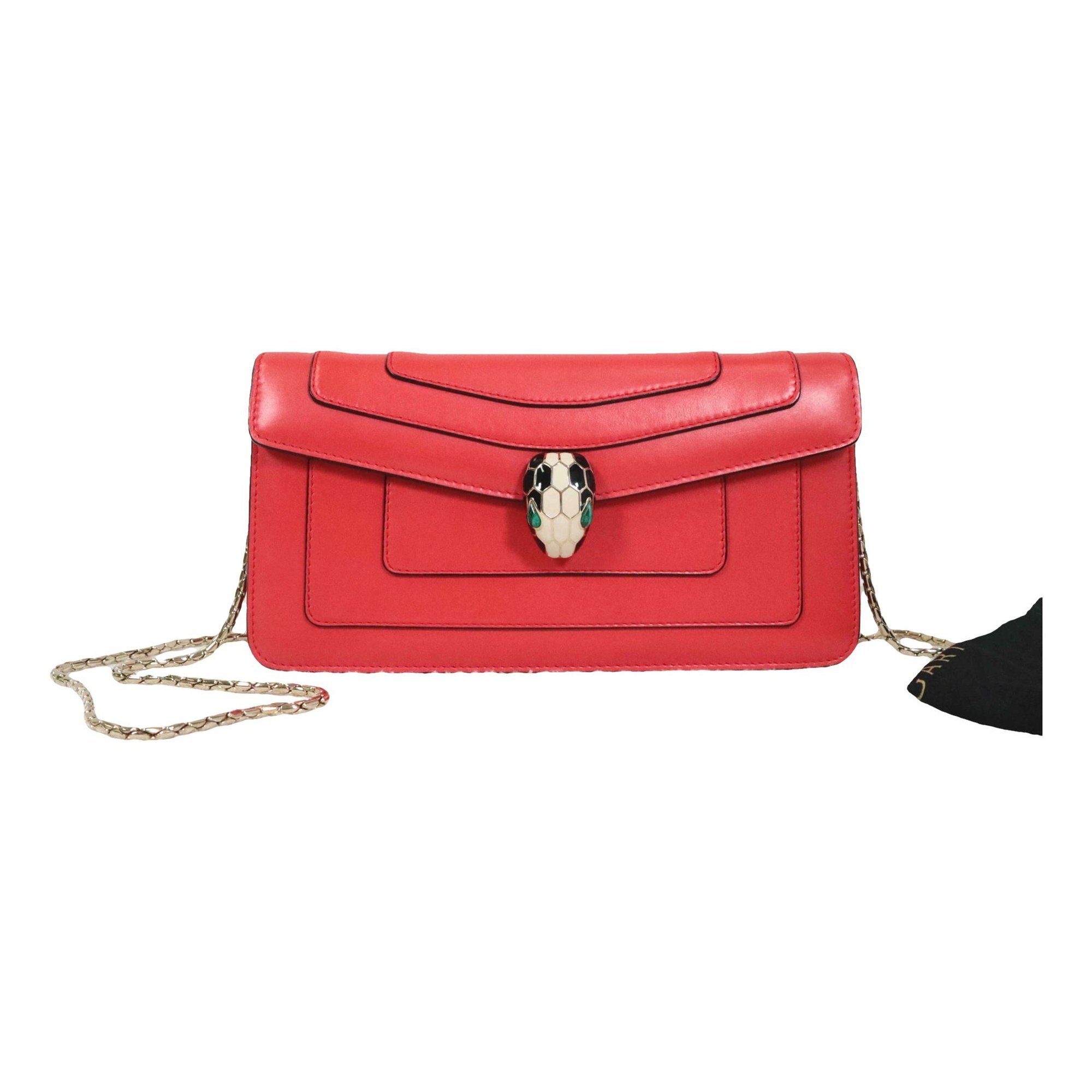 Serpenti leather crossbody bag