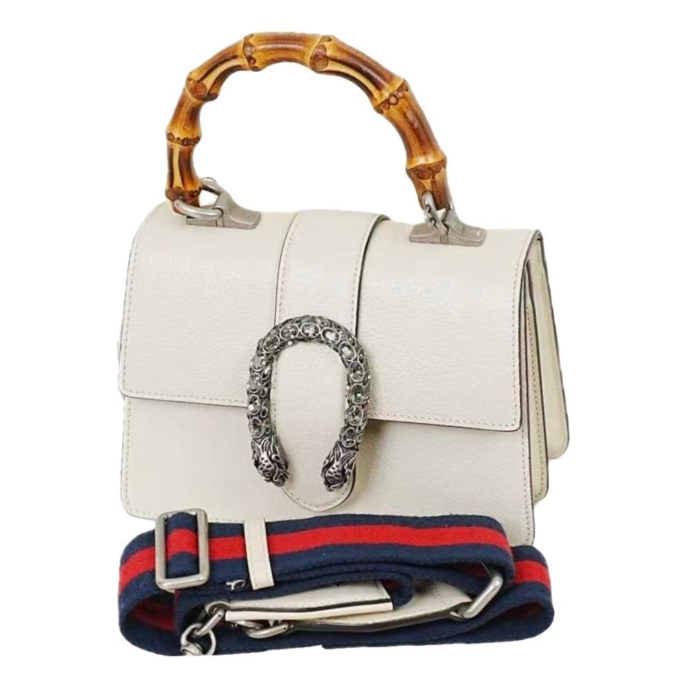 Dionysus Bamboo leather handbag