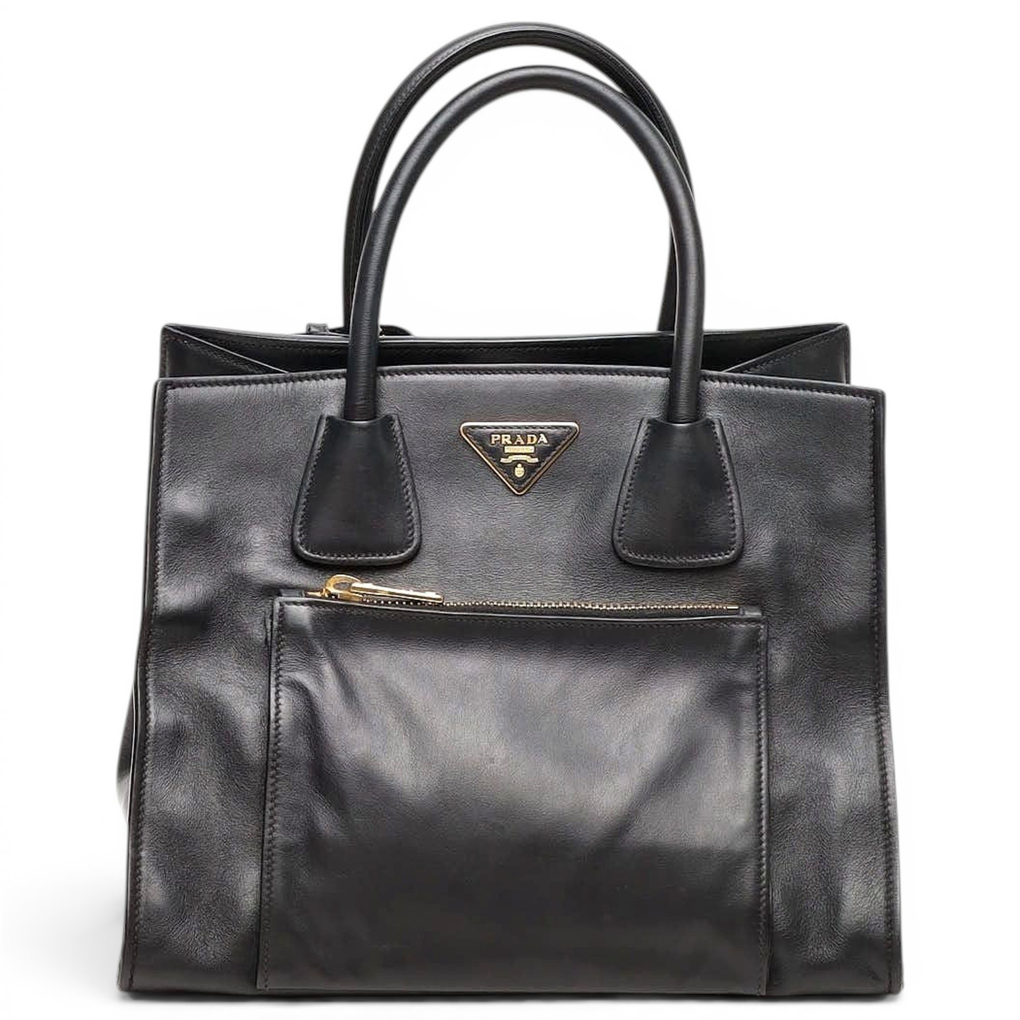Leather tote