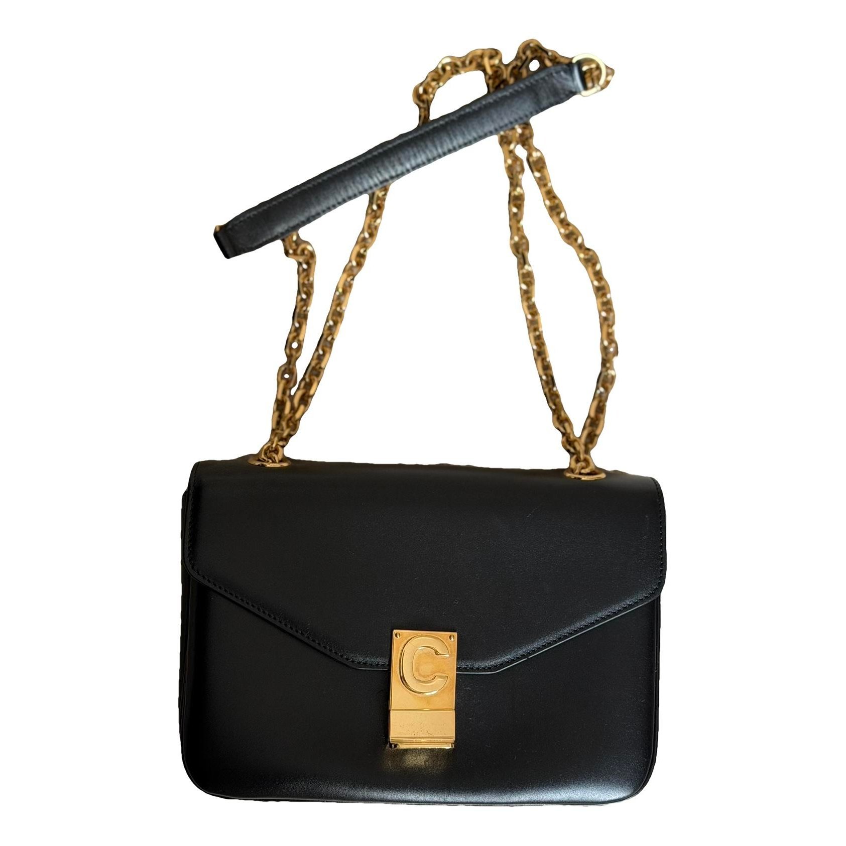 C bag leather handbag