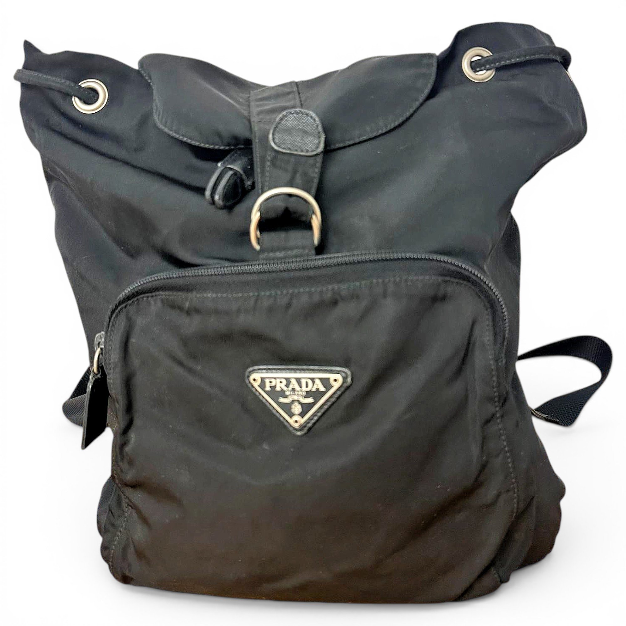 Re-Nylon cloth backpack