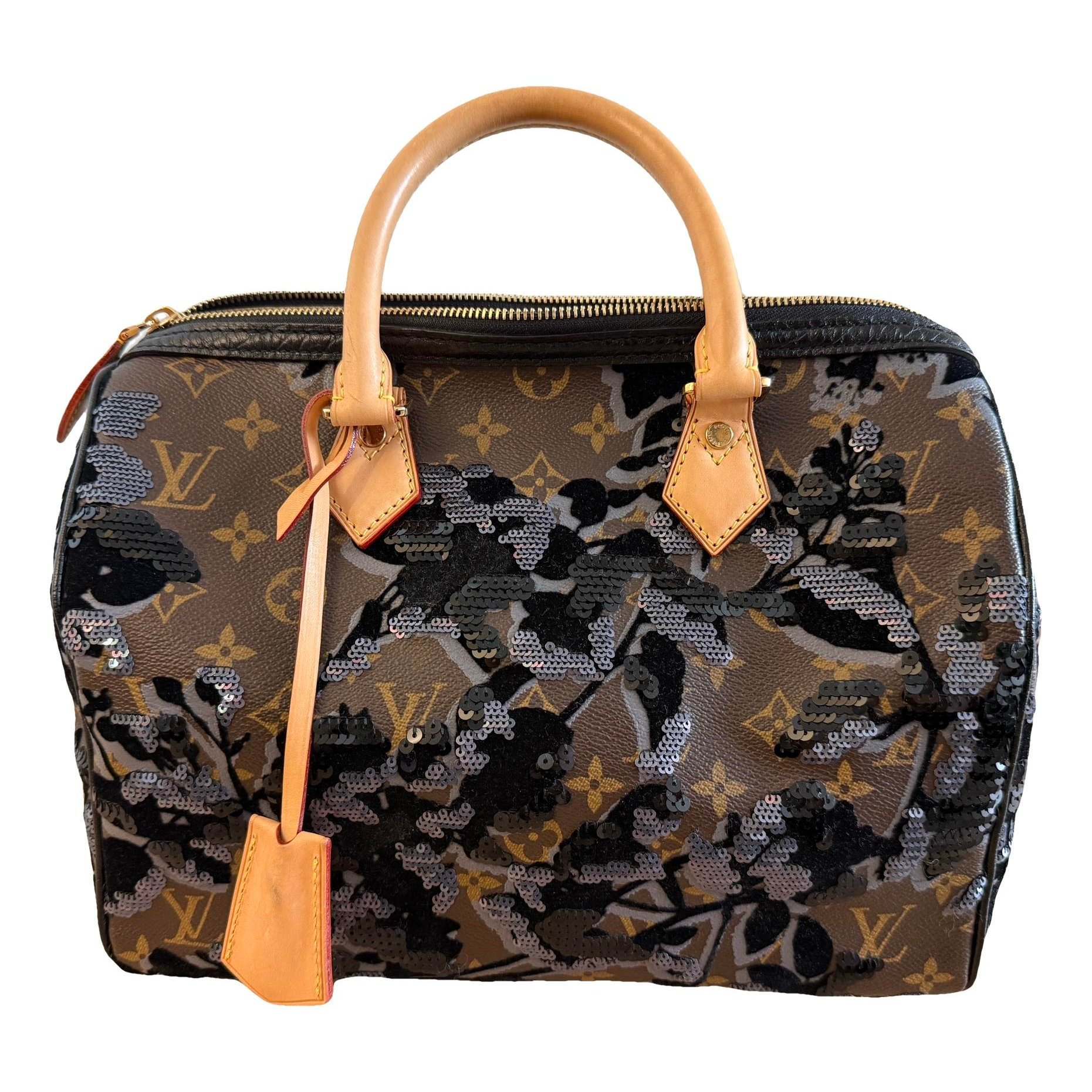 Speedy leather handbag
