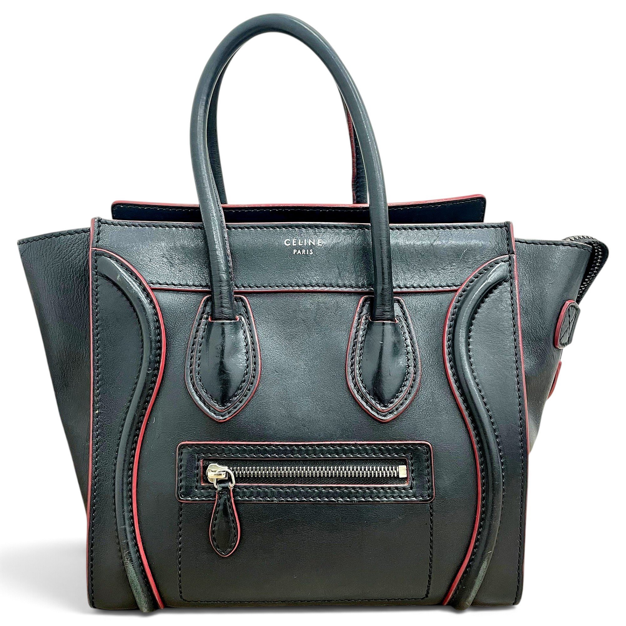 Luggage leather handbag