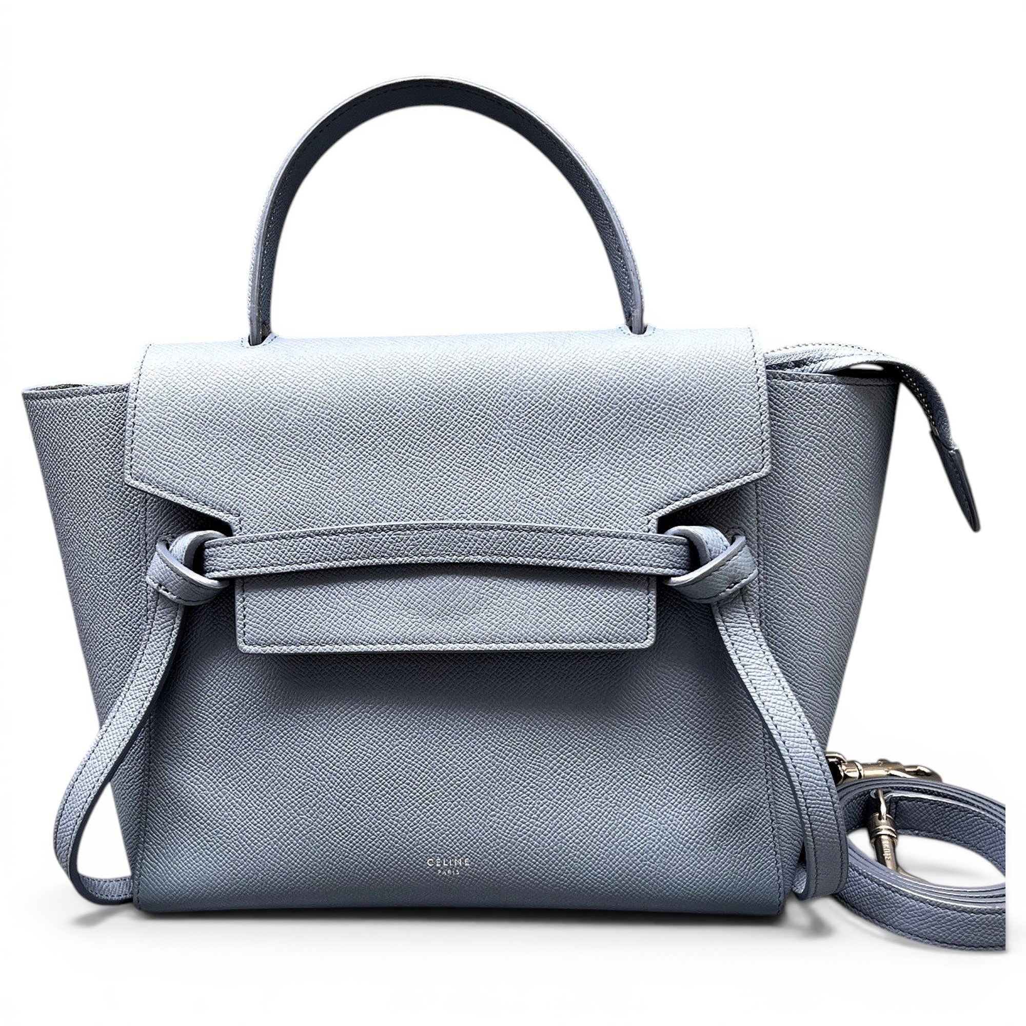 Belt leather handbag