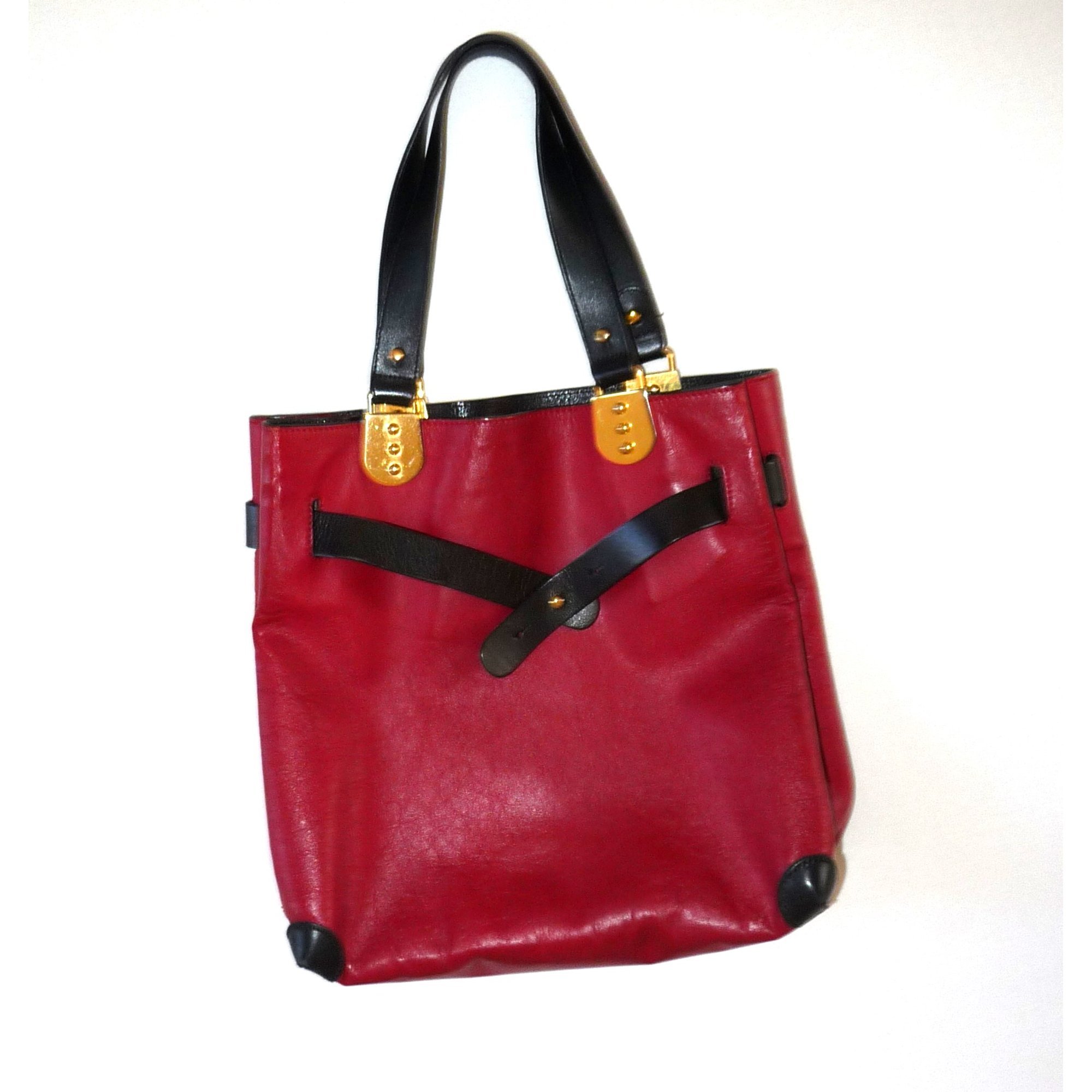 Leather tote
