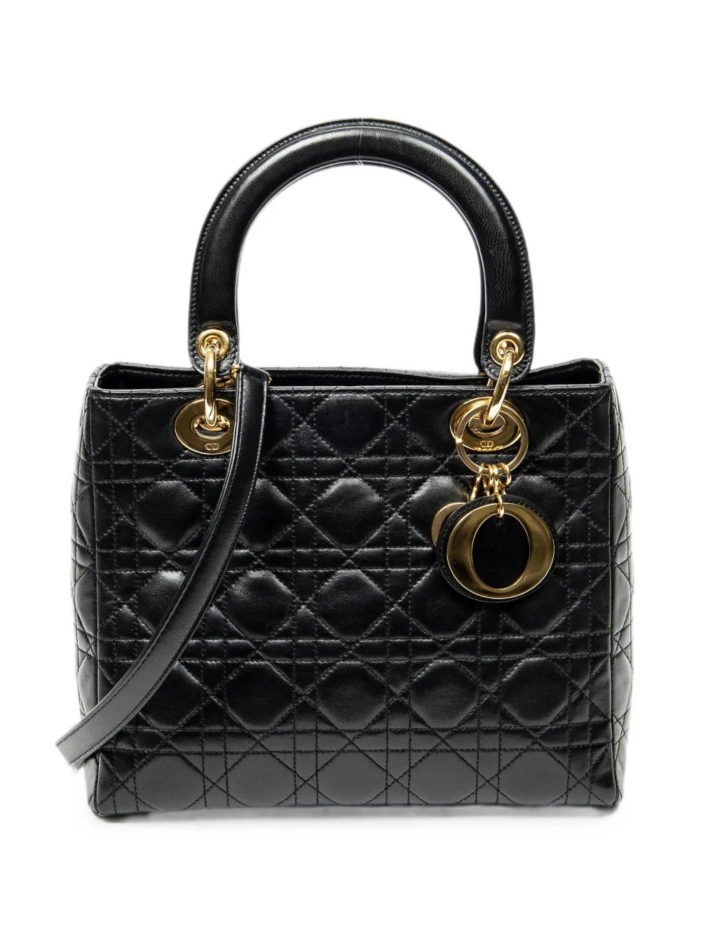 medium Lady Dior Cannage tote bag