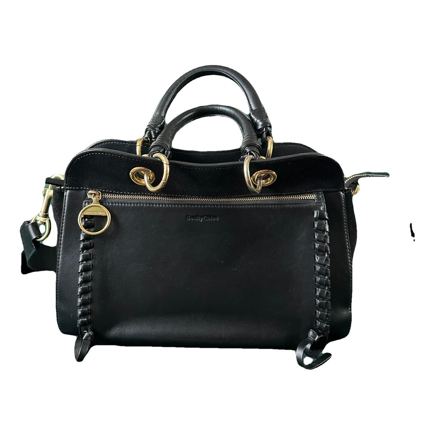 Leather crossbody bag