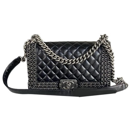 Leather handbag