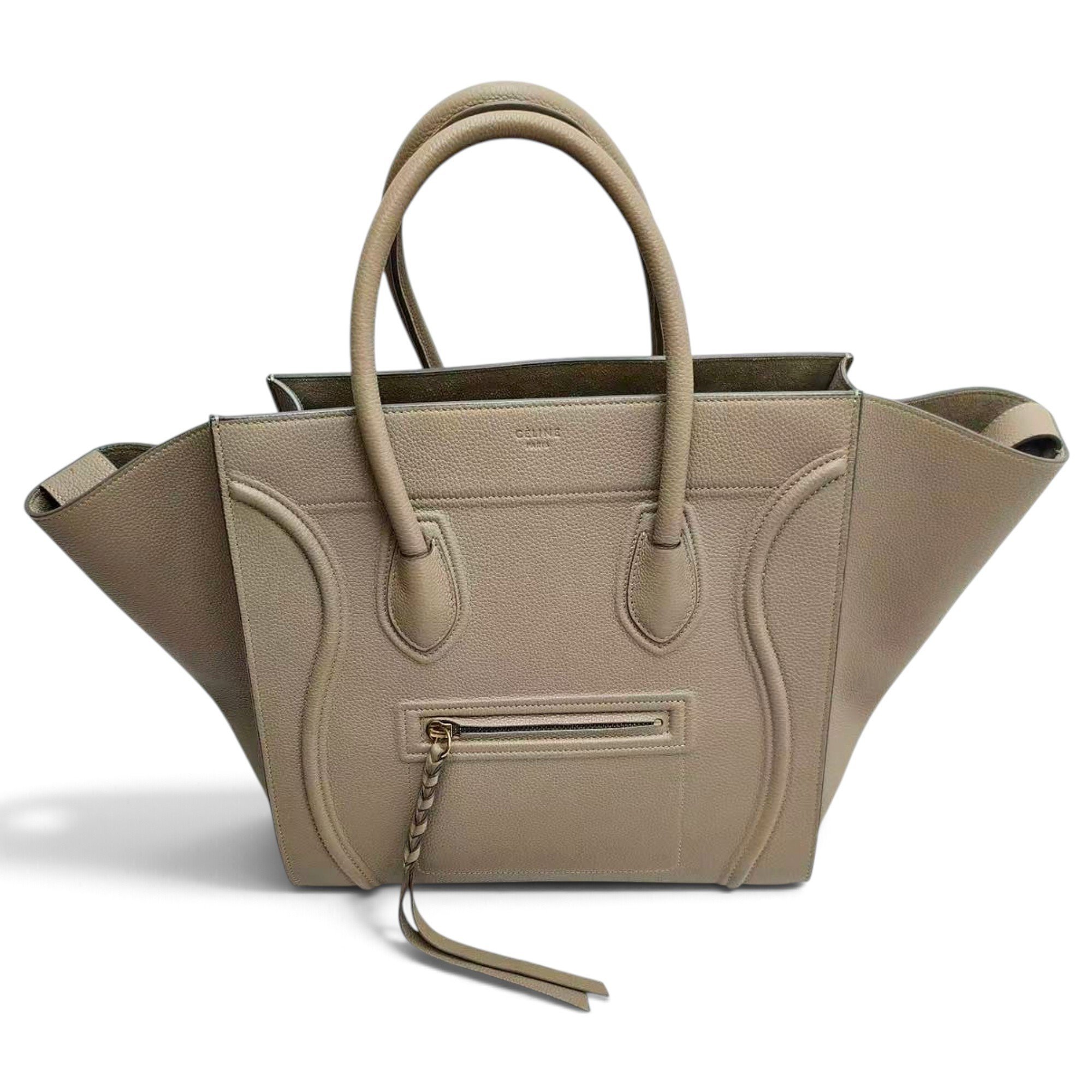 Luggage leather handbag