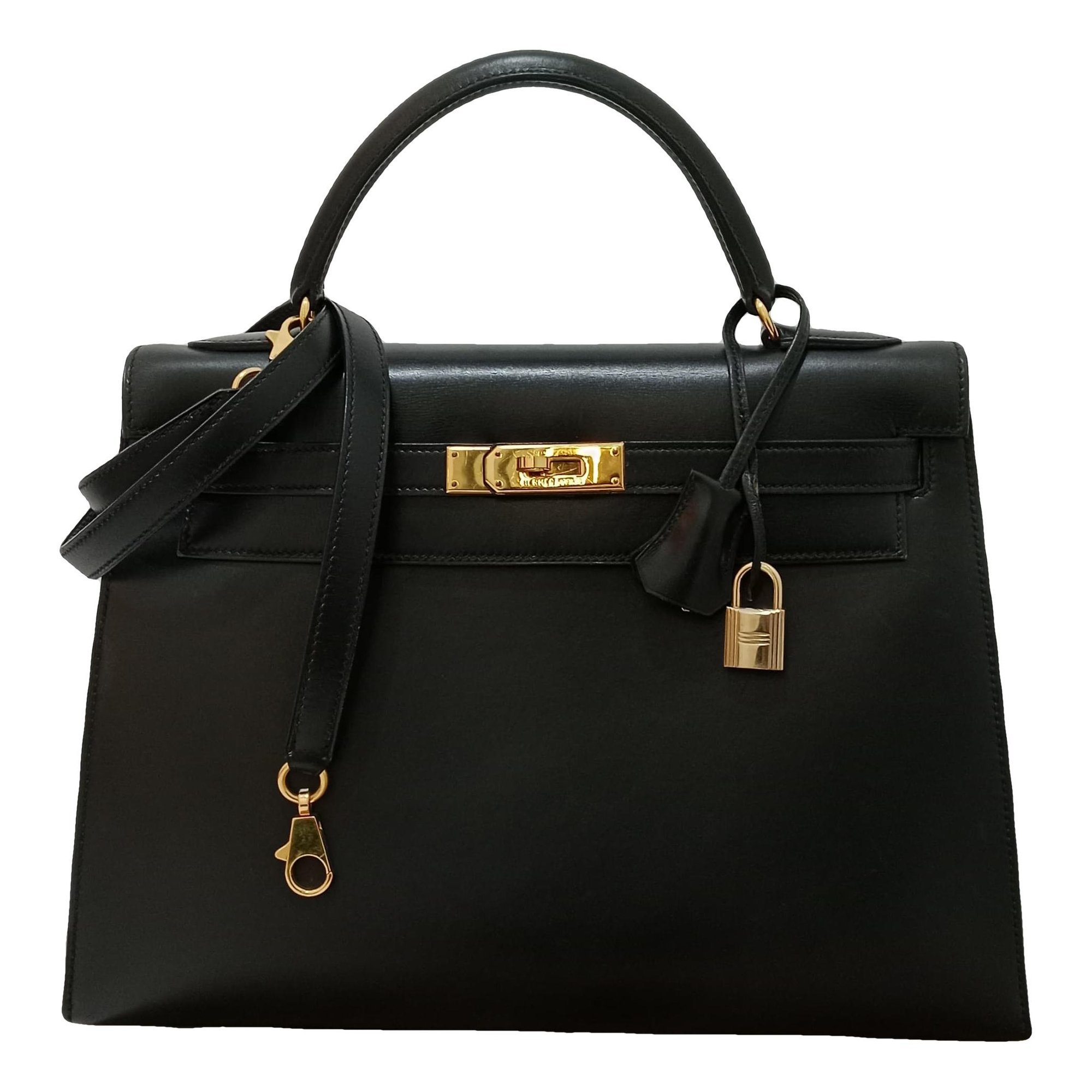 Kelly 32 leather bag