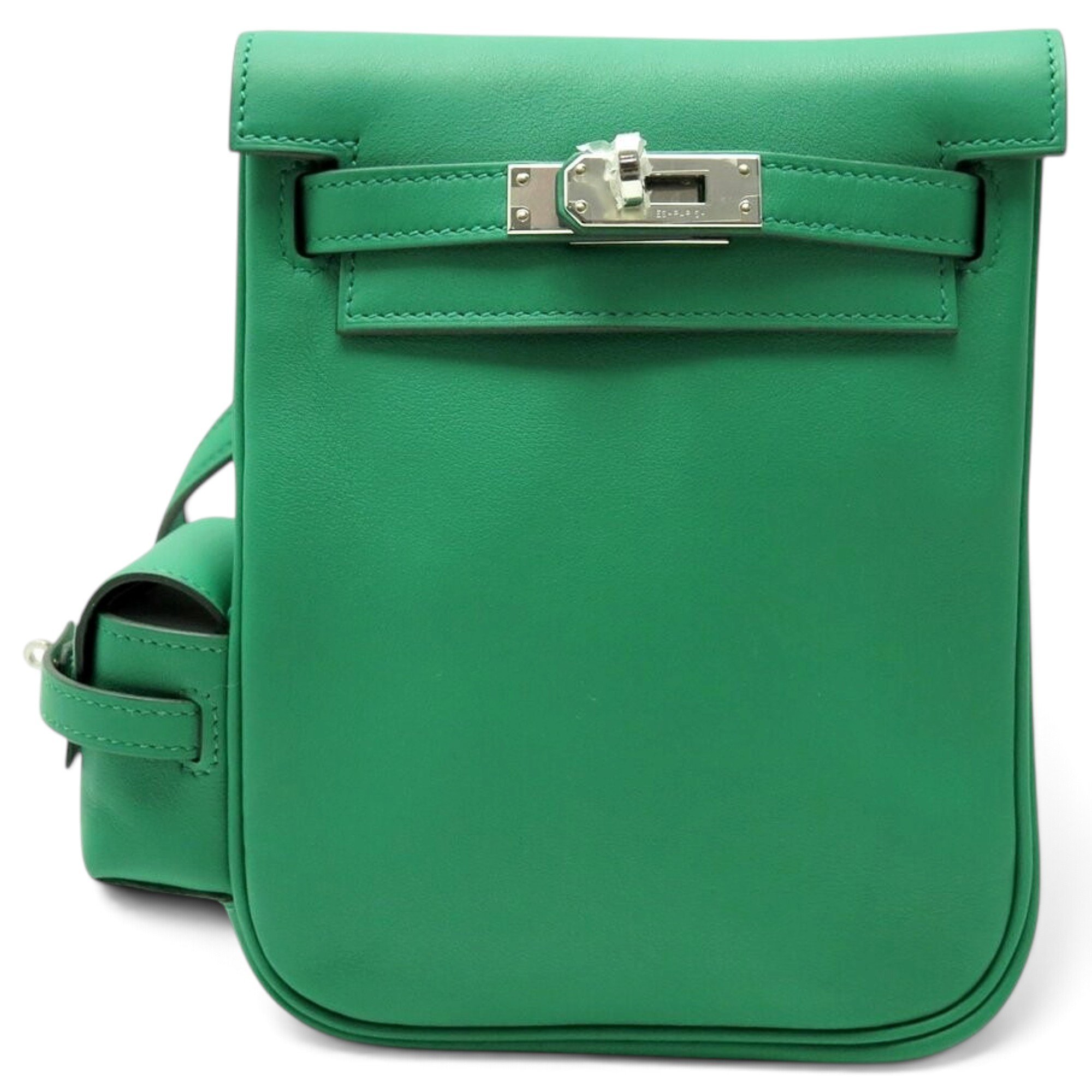 Hermes Kelly Handbag Vert Vertigo Swift Leather 2024