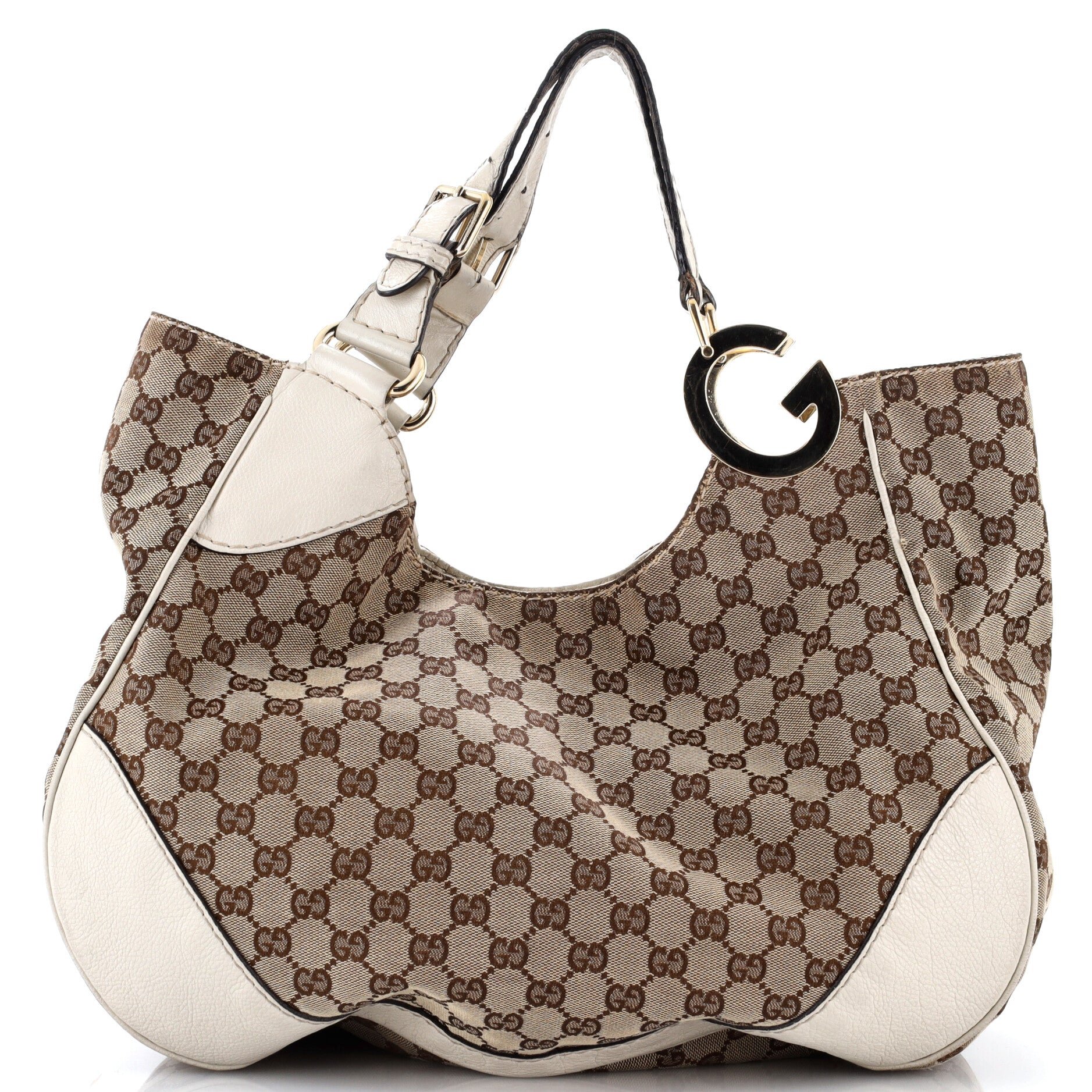 Charlotte Tote GG Canvas with Leather Large