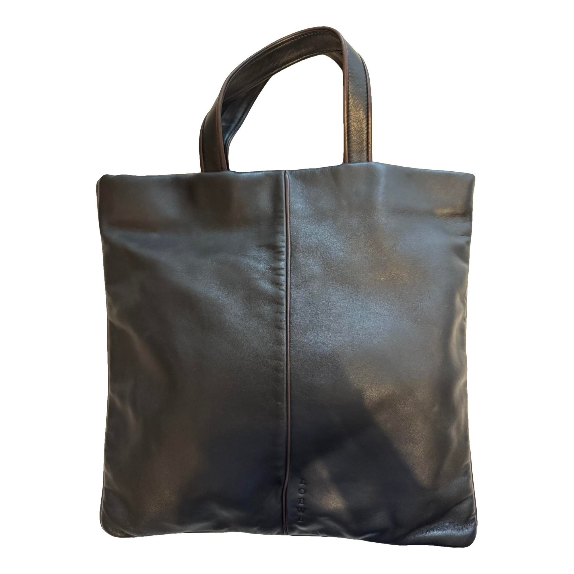 A5 leather tote
