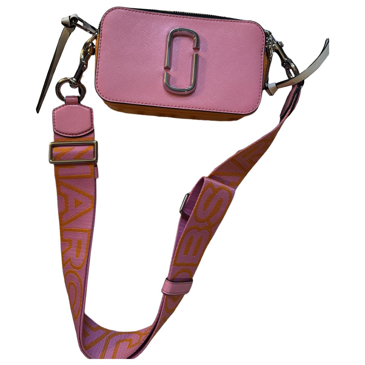 Snapshot leather handbag
