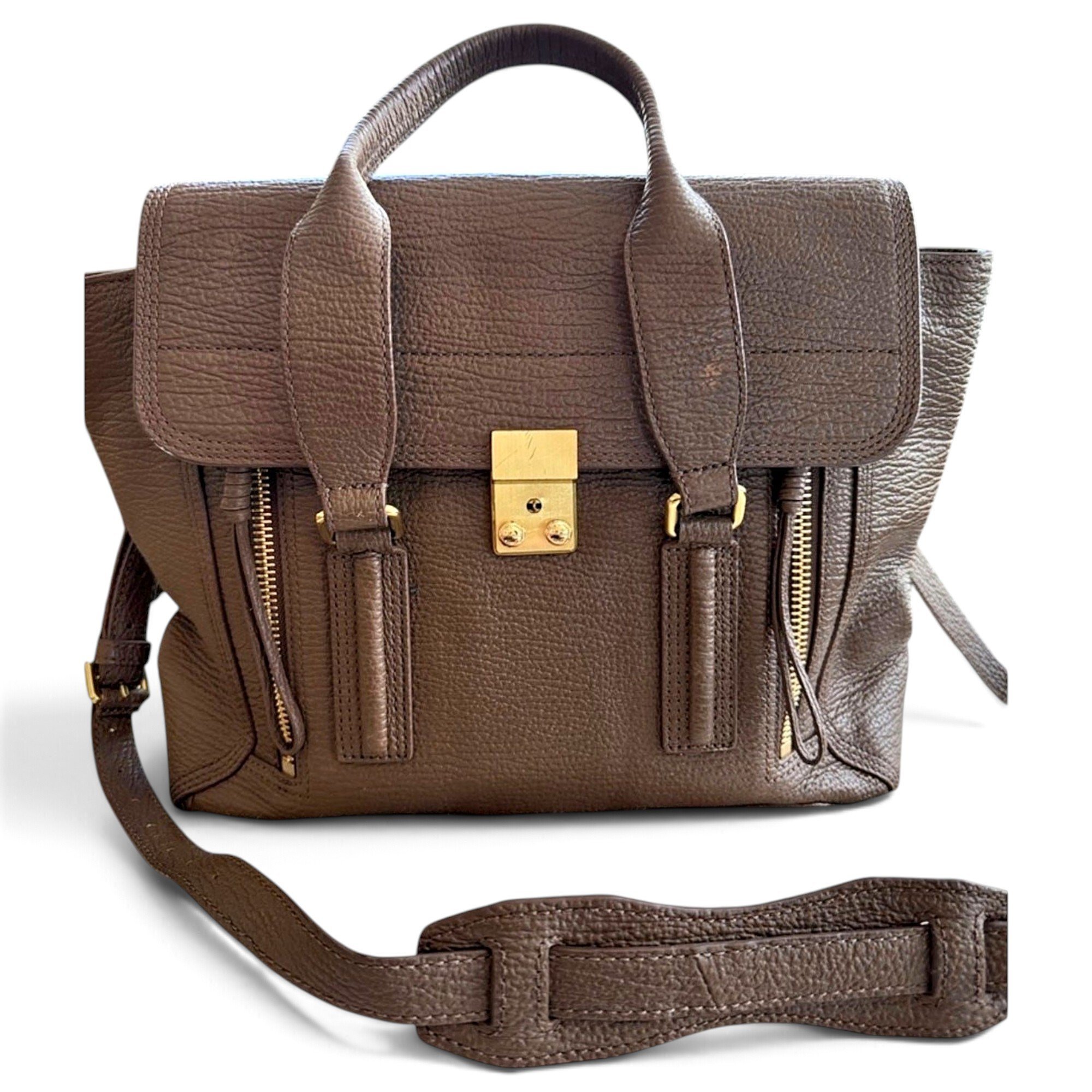 Pashli leather crossbody bag