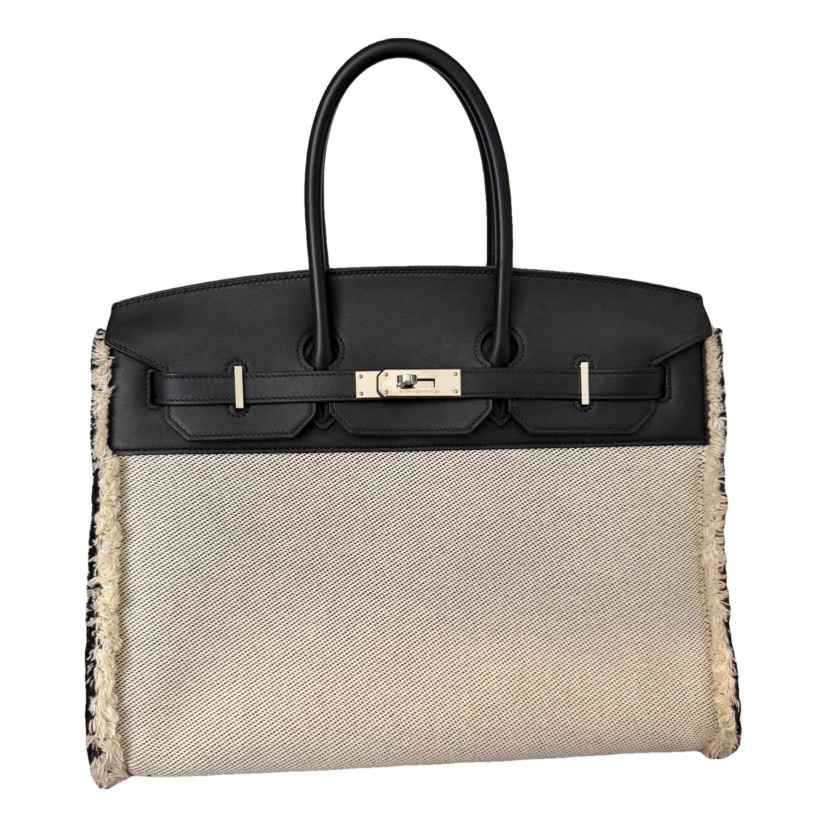 Birkin 35 leather handbag