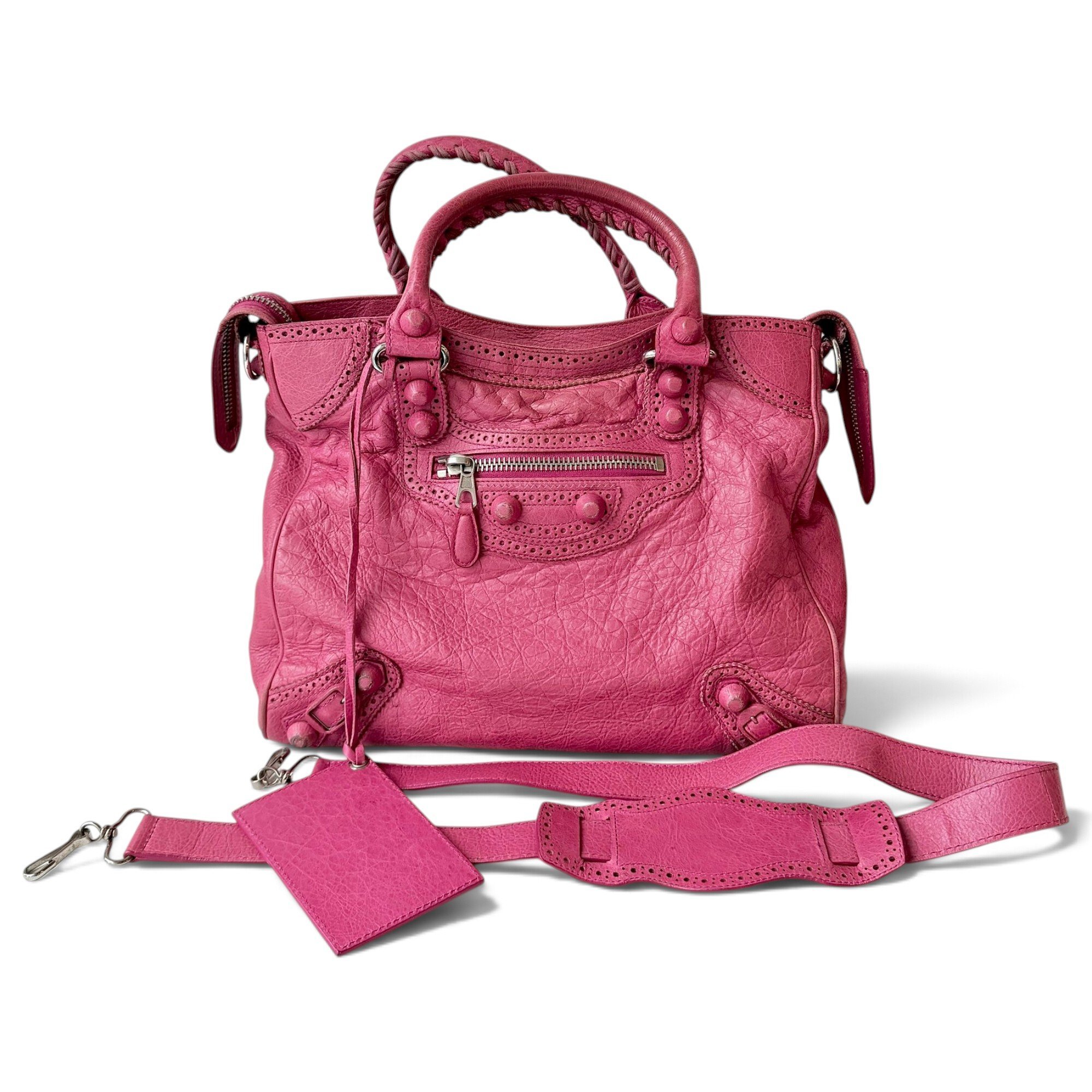 Vélo leather handbag