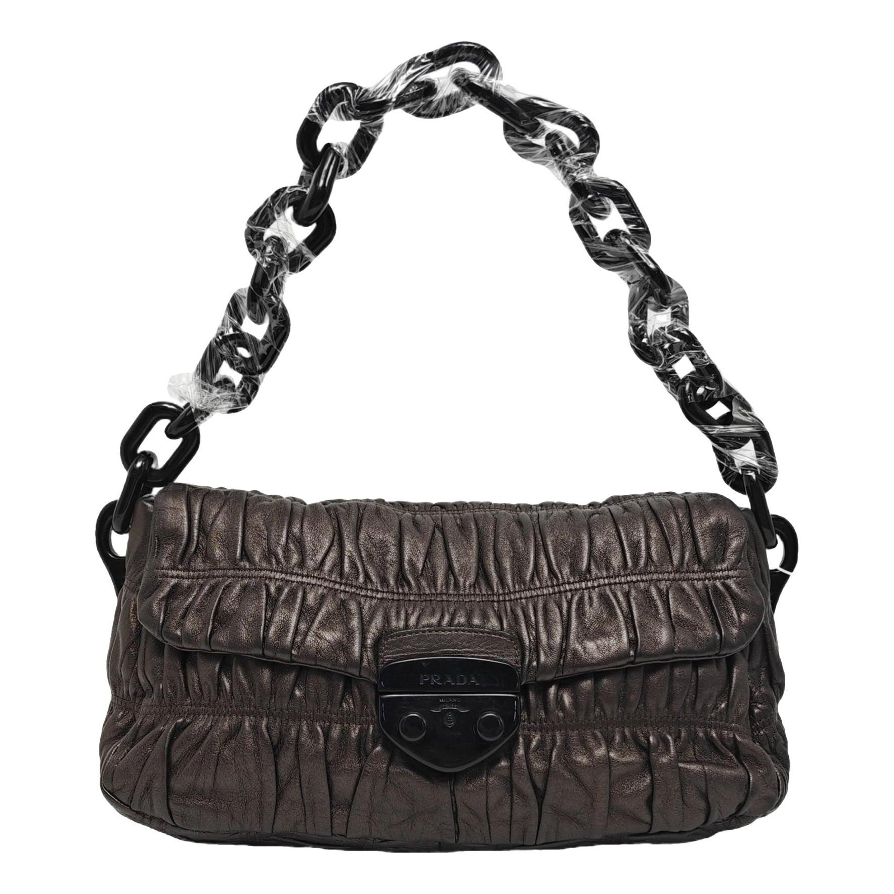 Micro Box leather handbag