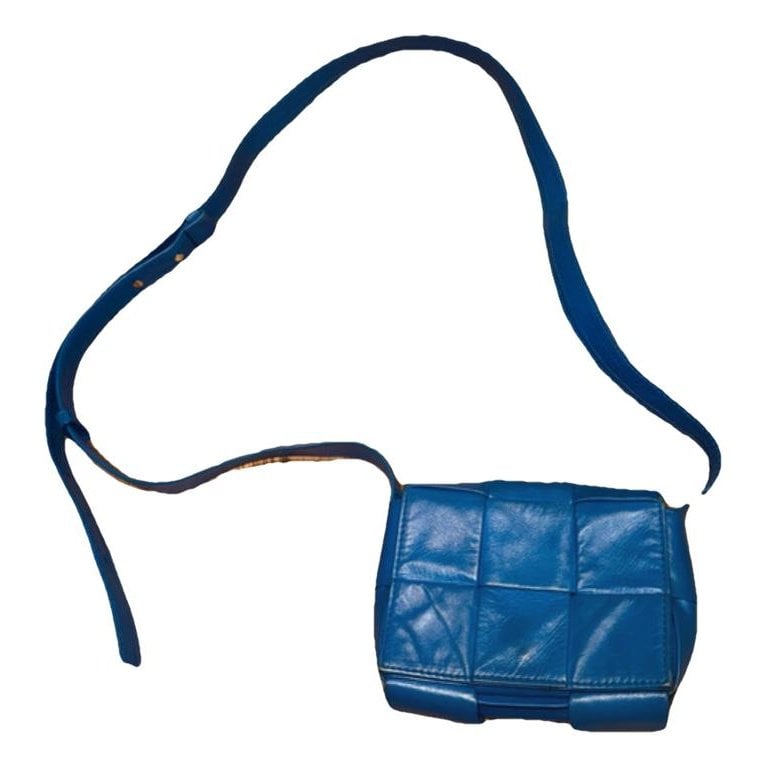 Cassette leather crossbody bag