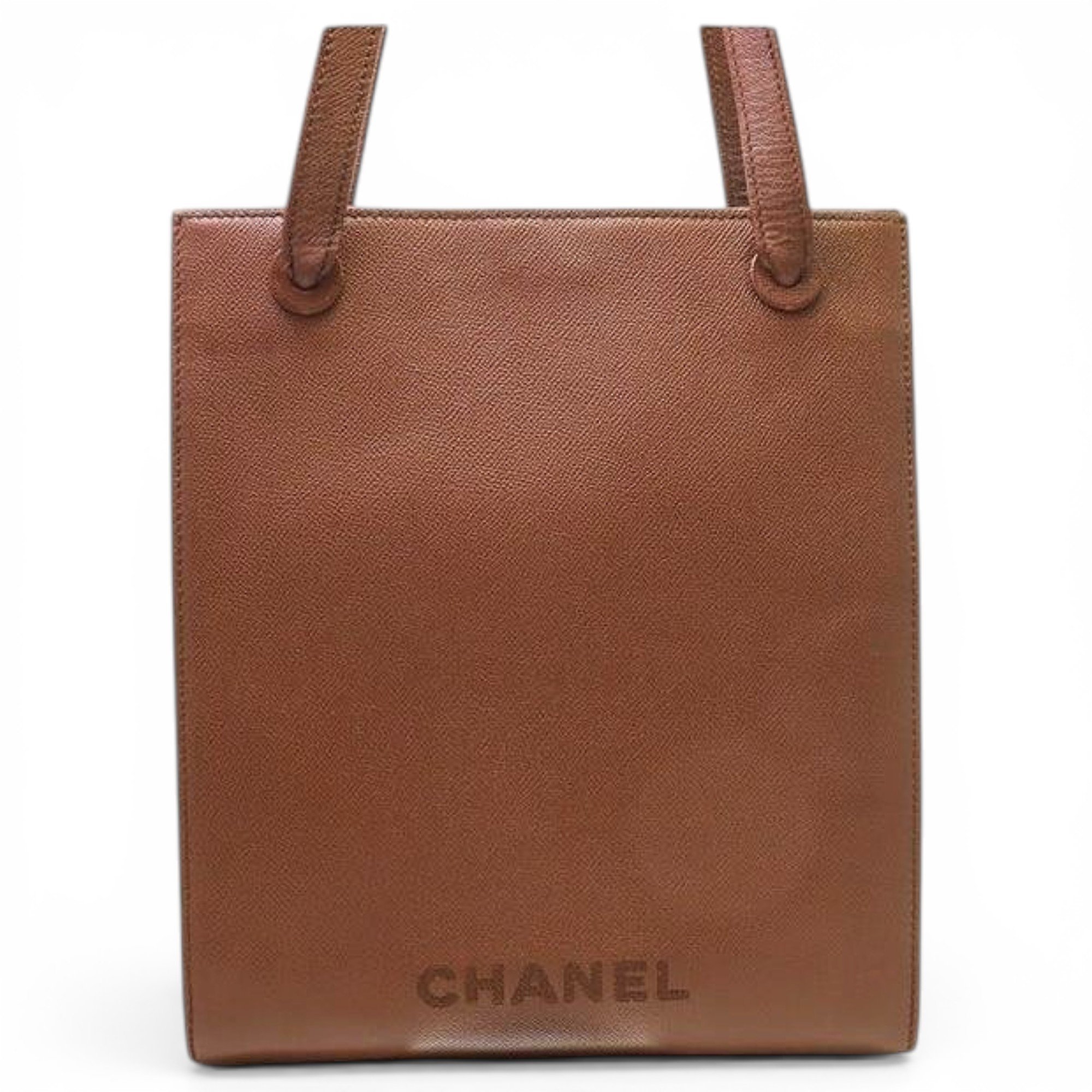 Leather tote