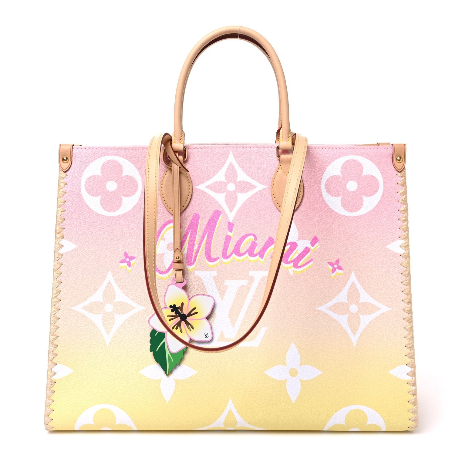 Louis Vuitton Monogram Giant By The Pool Miami Onthego GM Light Pink