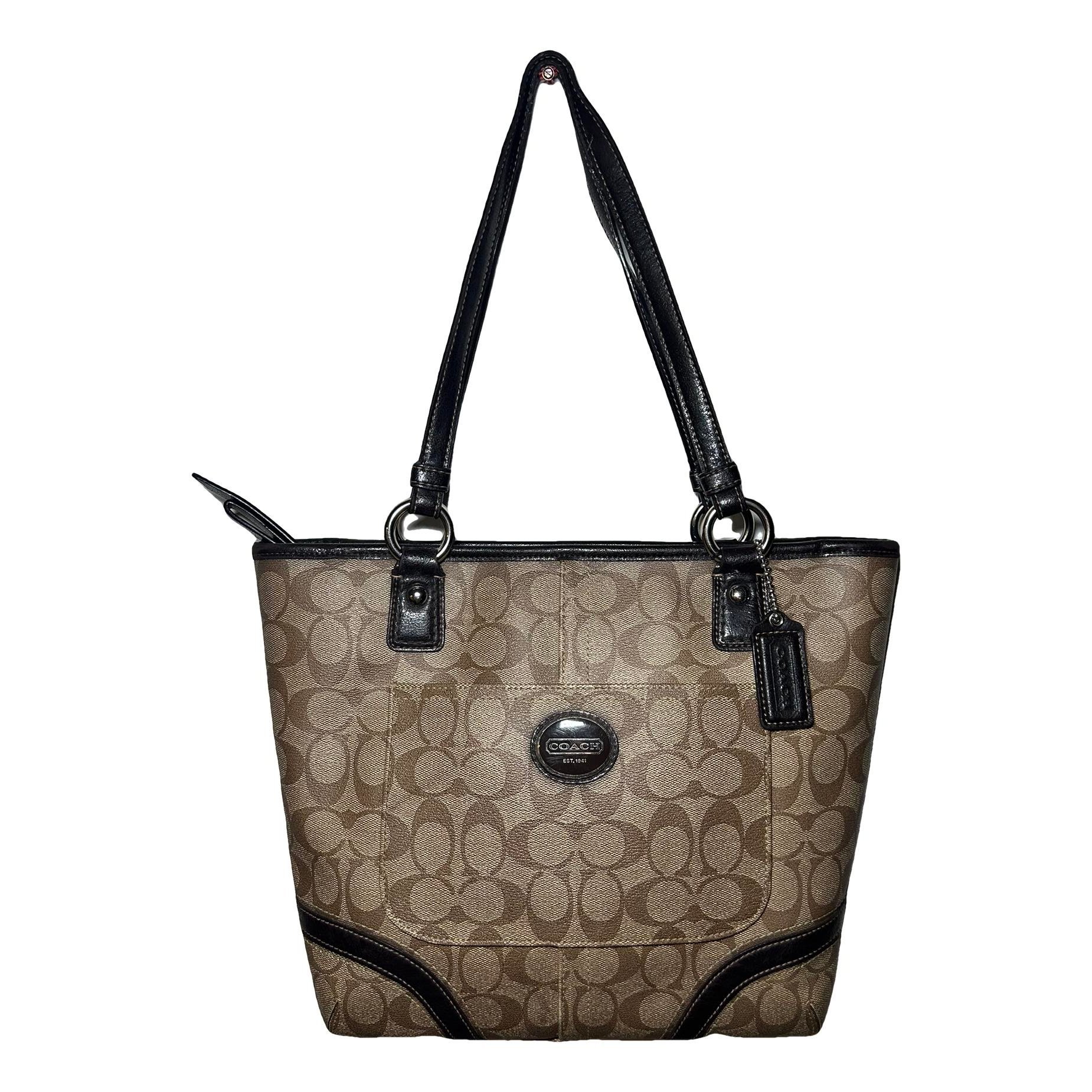 Leather tote
