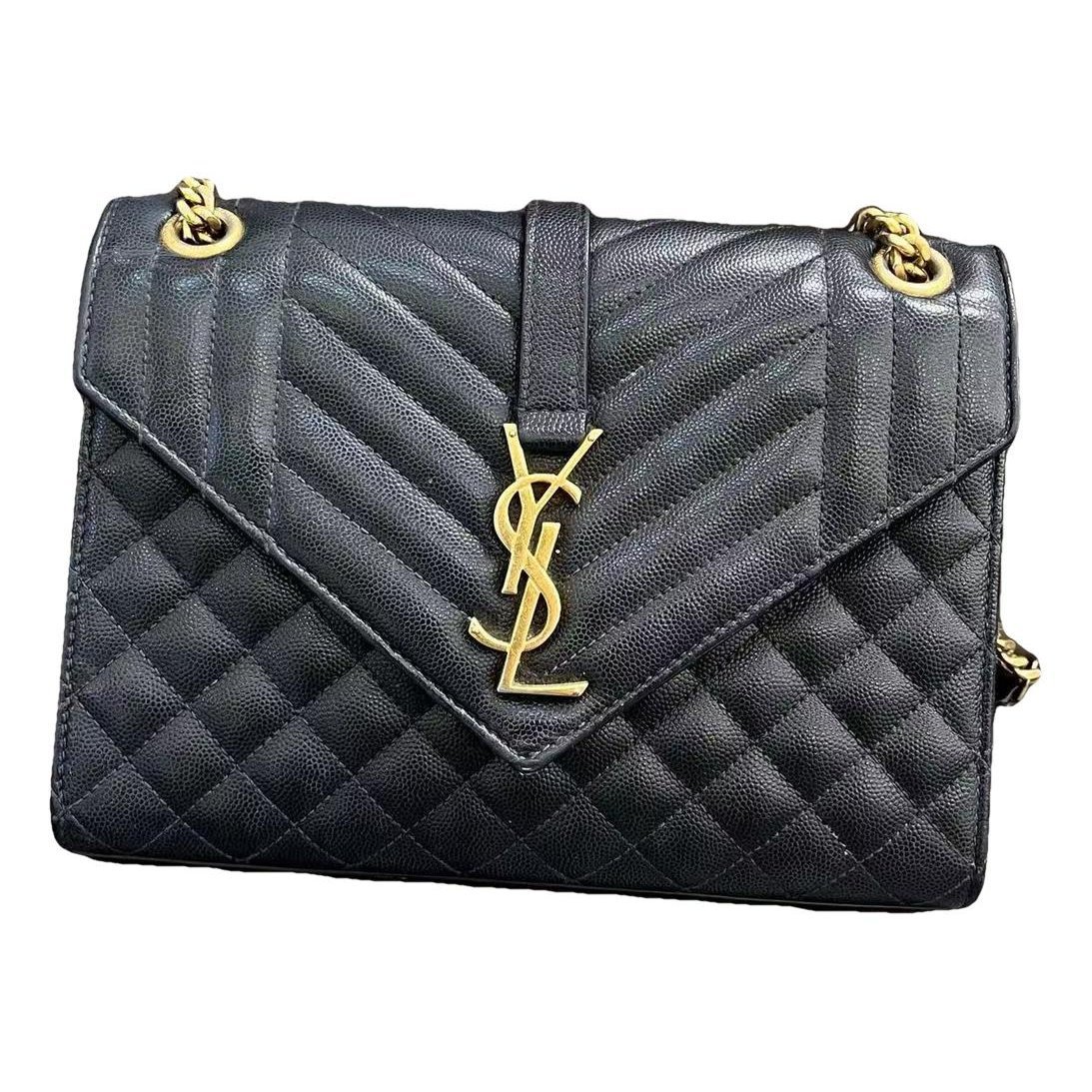 Envelope leather crossbody bag