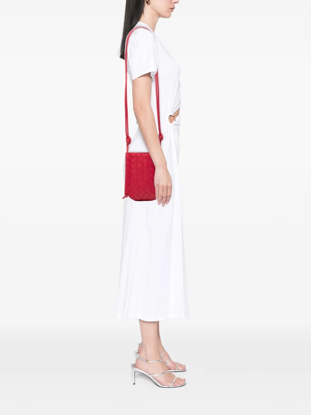 2021-2026 Mini Nappa Intrecciato The Knot crossbody bag