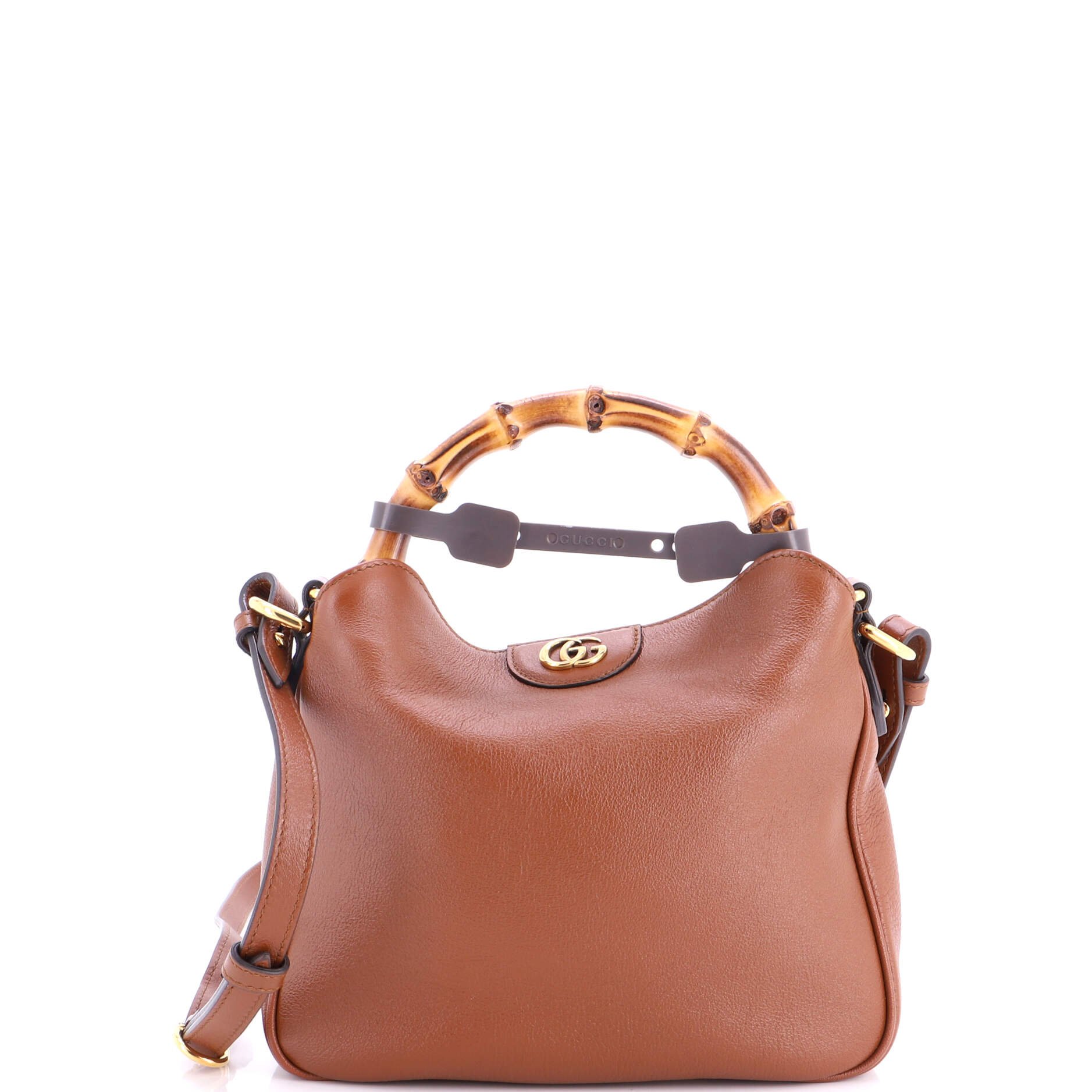 Diana NM Bamboo Shoulder Bag Leather Small