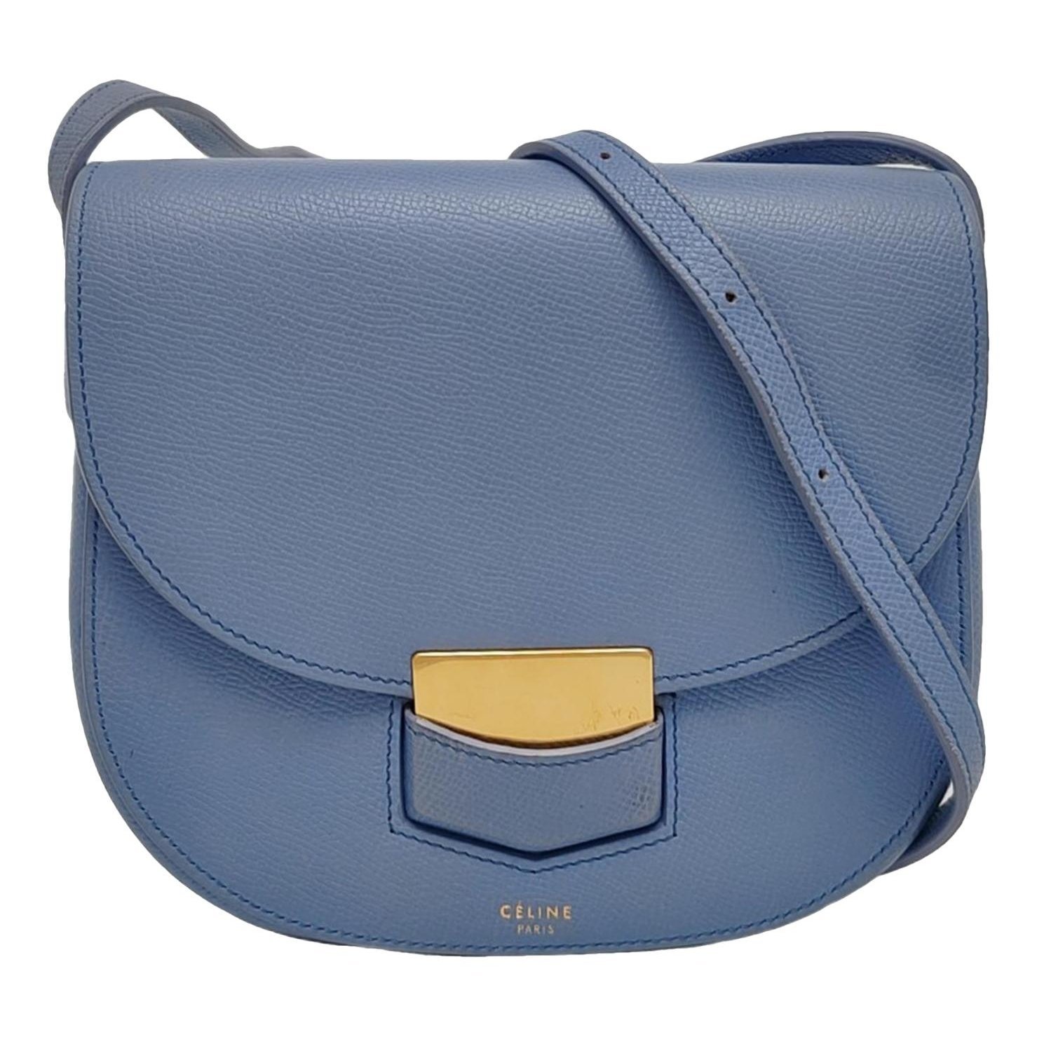 Trotteur leather handbag