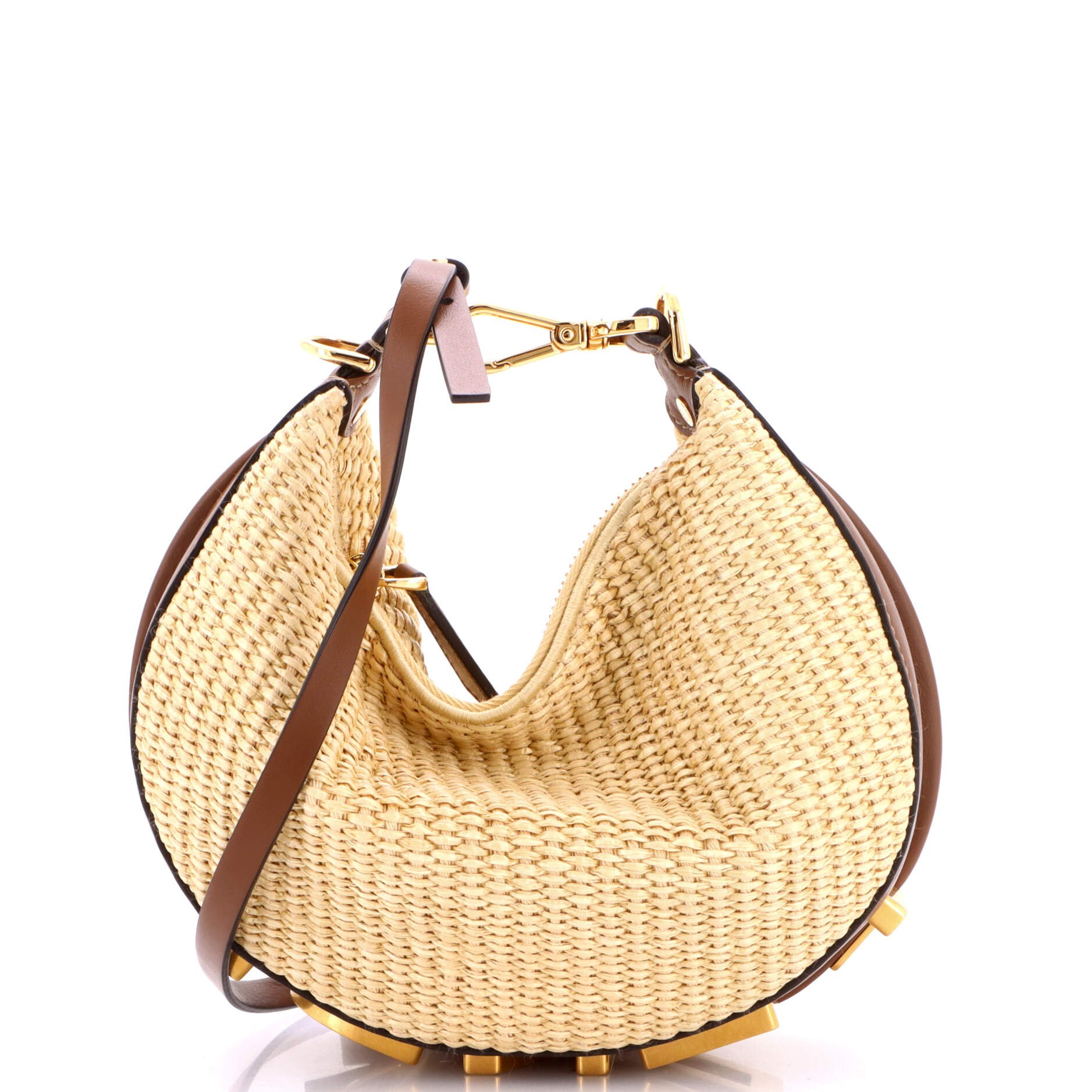 Fendigraphy Bag Raffia Mini