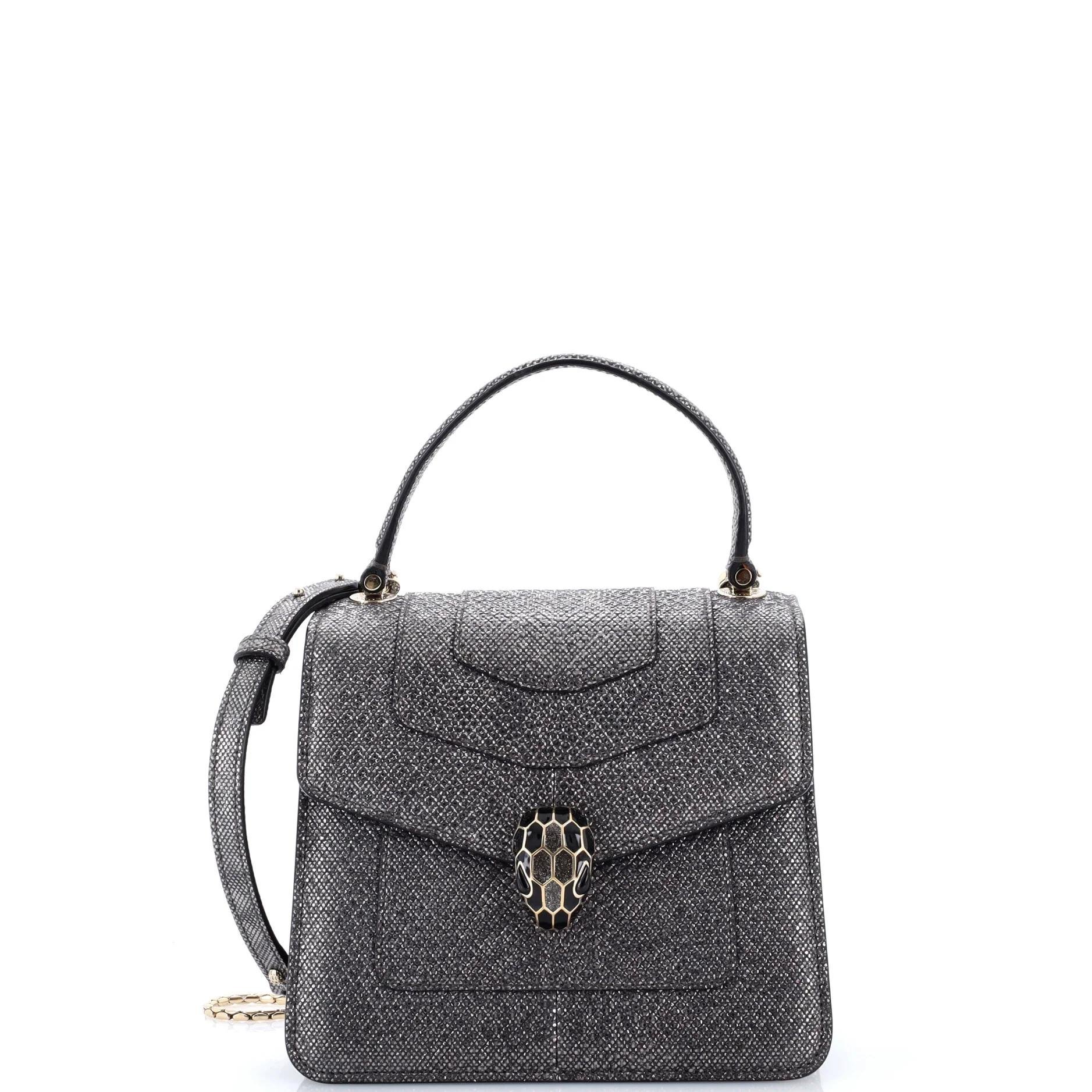 Exotic leathers handbag