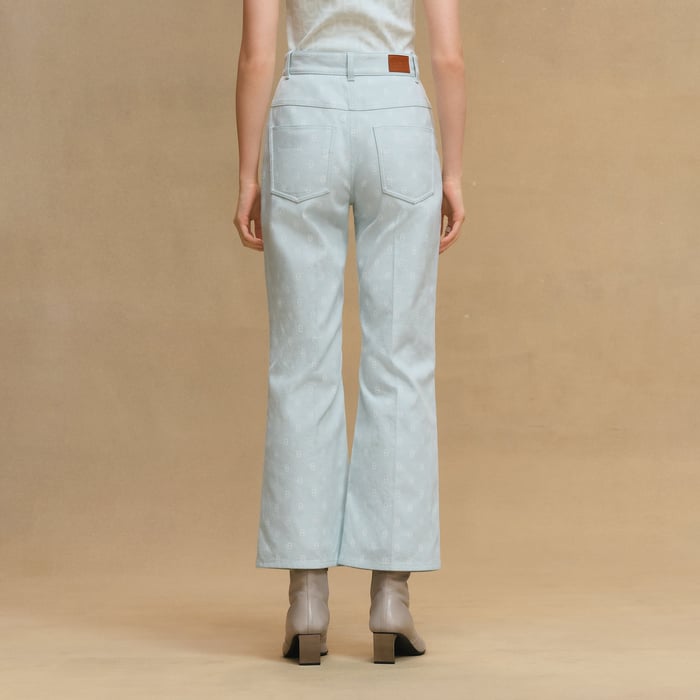 Vert Embrun "Chaine d'Ancre" Bootcut Pants