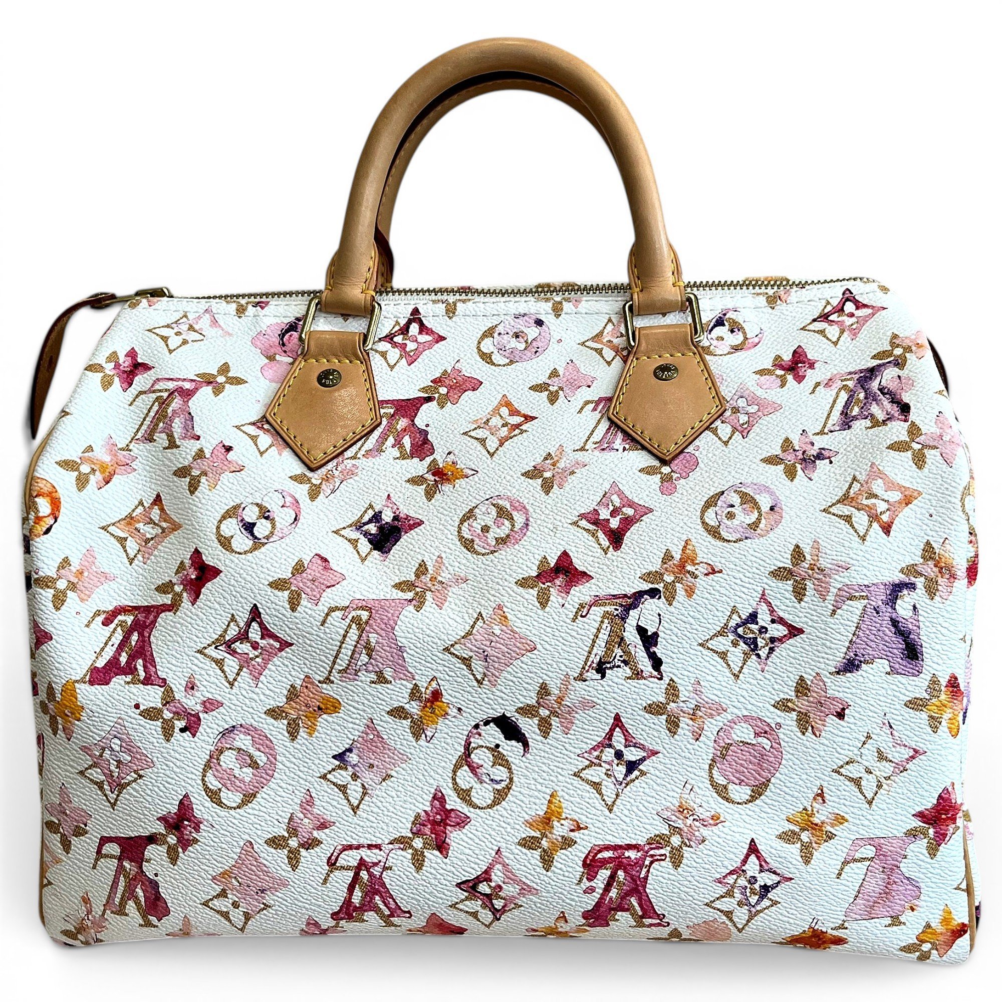 Speedy leather handbag