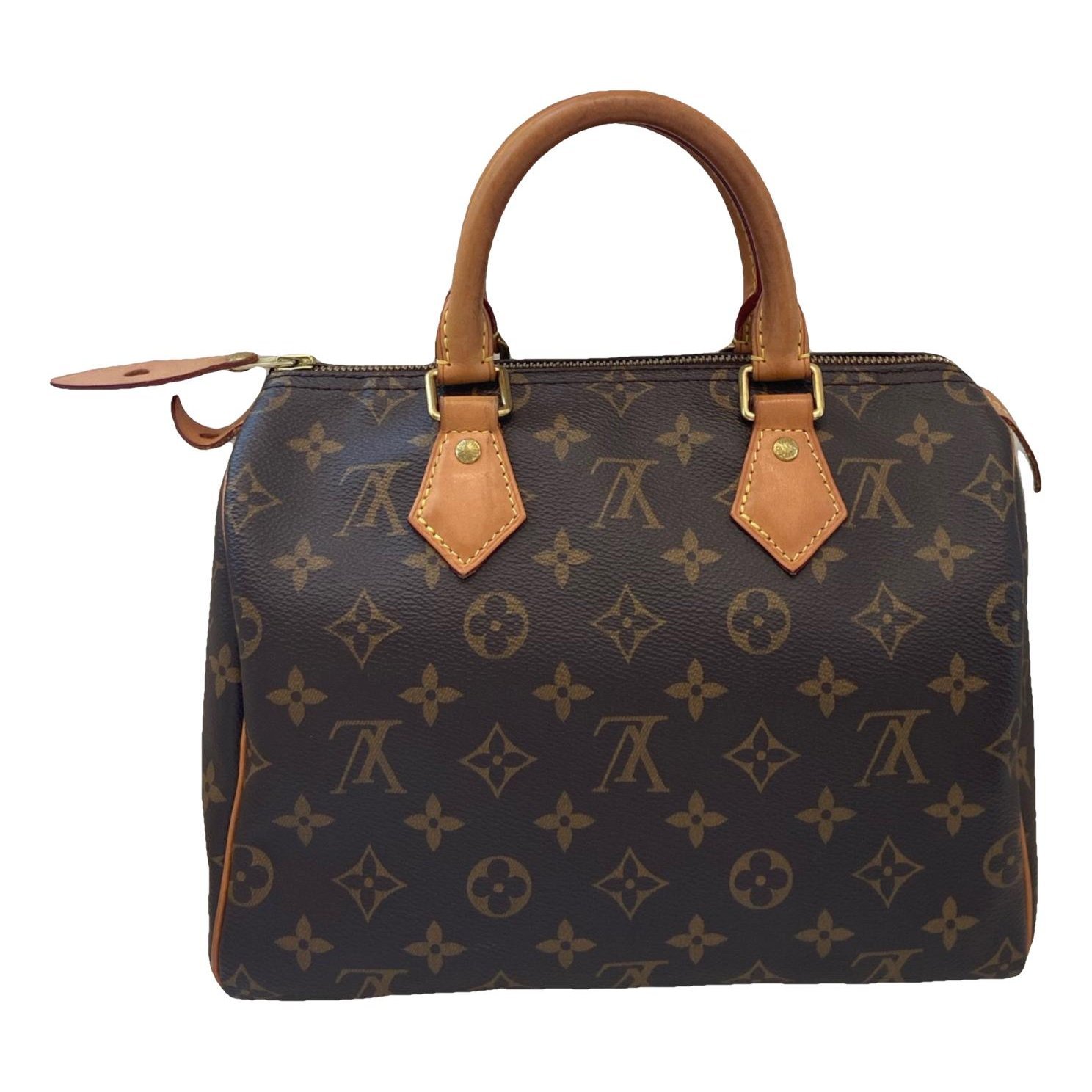 Speedy leather handbag