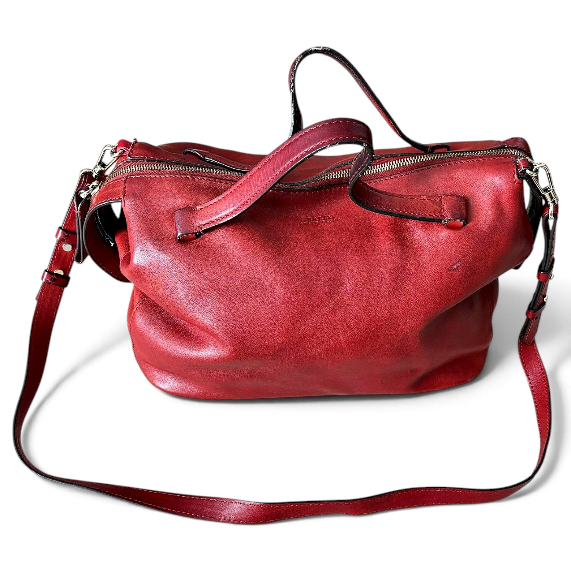 Leather handbag