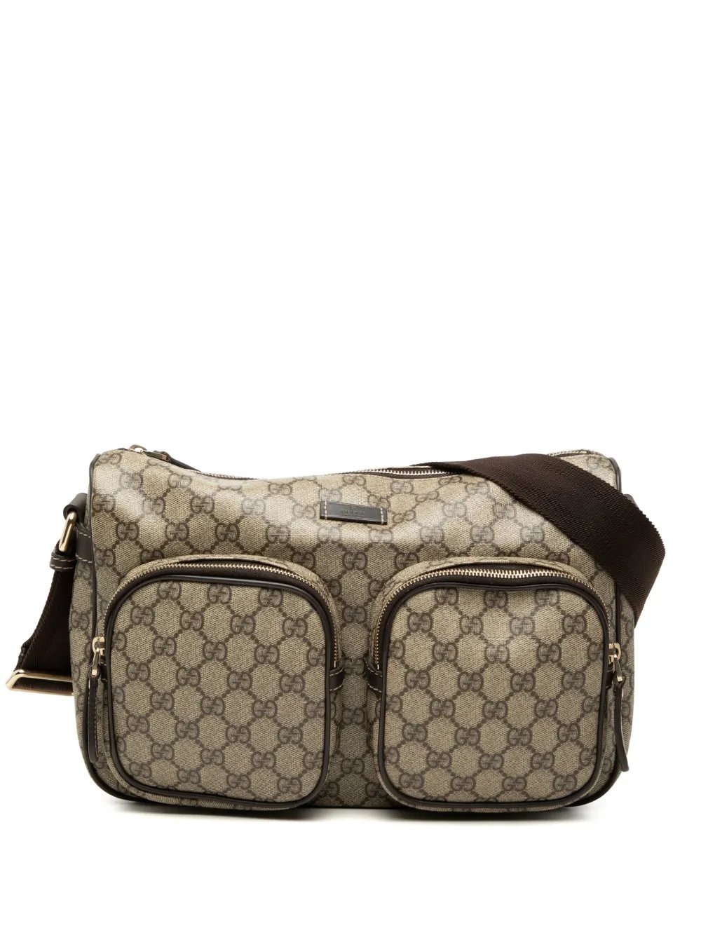 2000-2015 GG Supreme Double Pocket crossbody bag