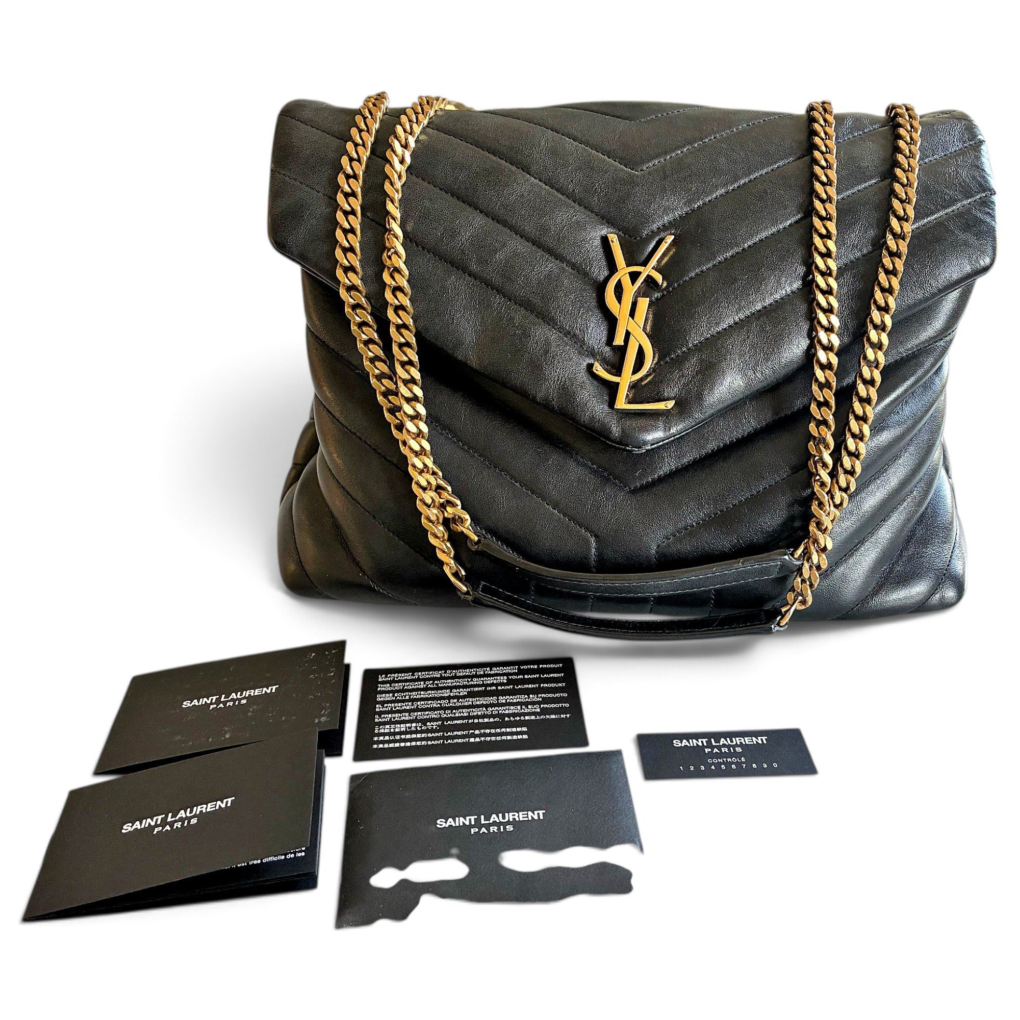 Loulou leather handbag