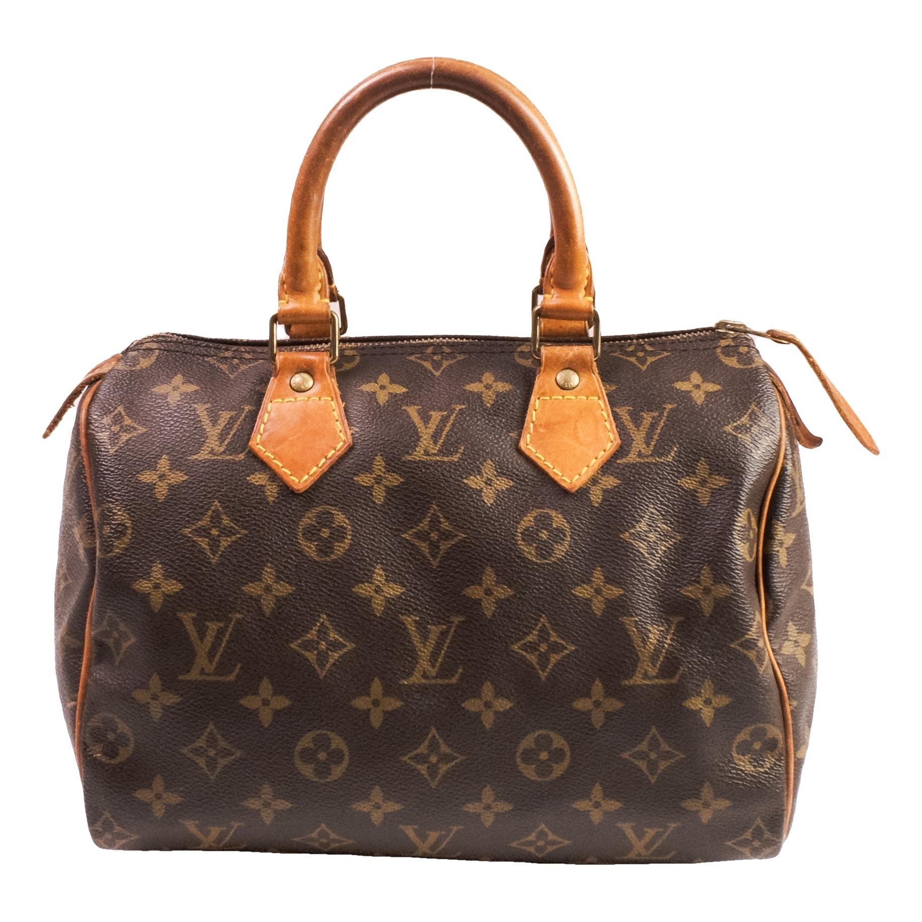 Speedy leather handbag