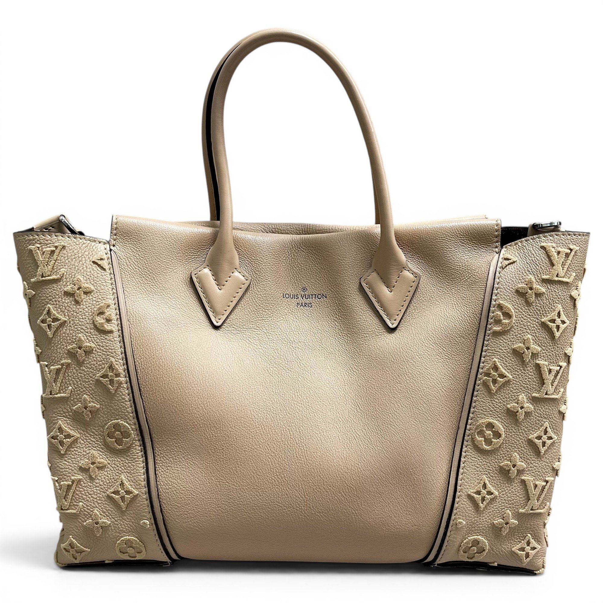 Tote W leather handbag