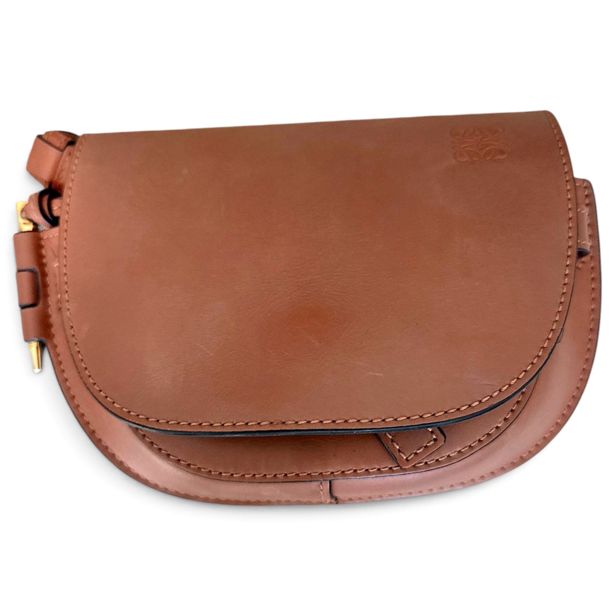 Gate leather crossbody bag