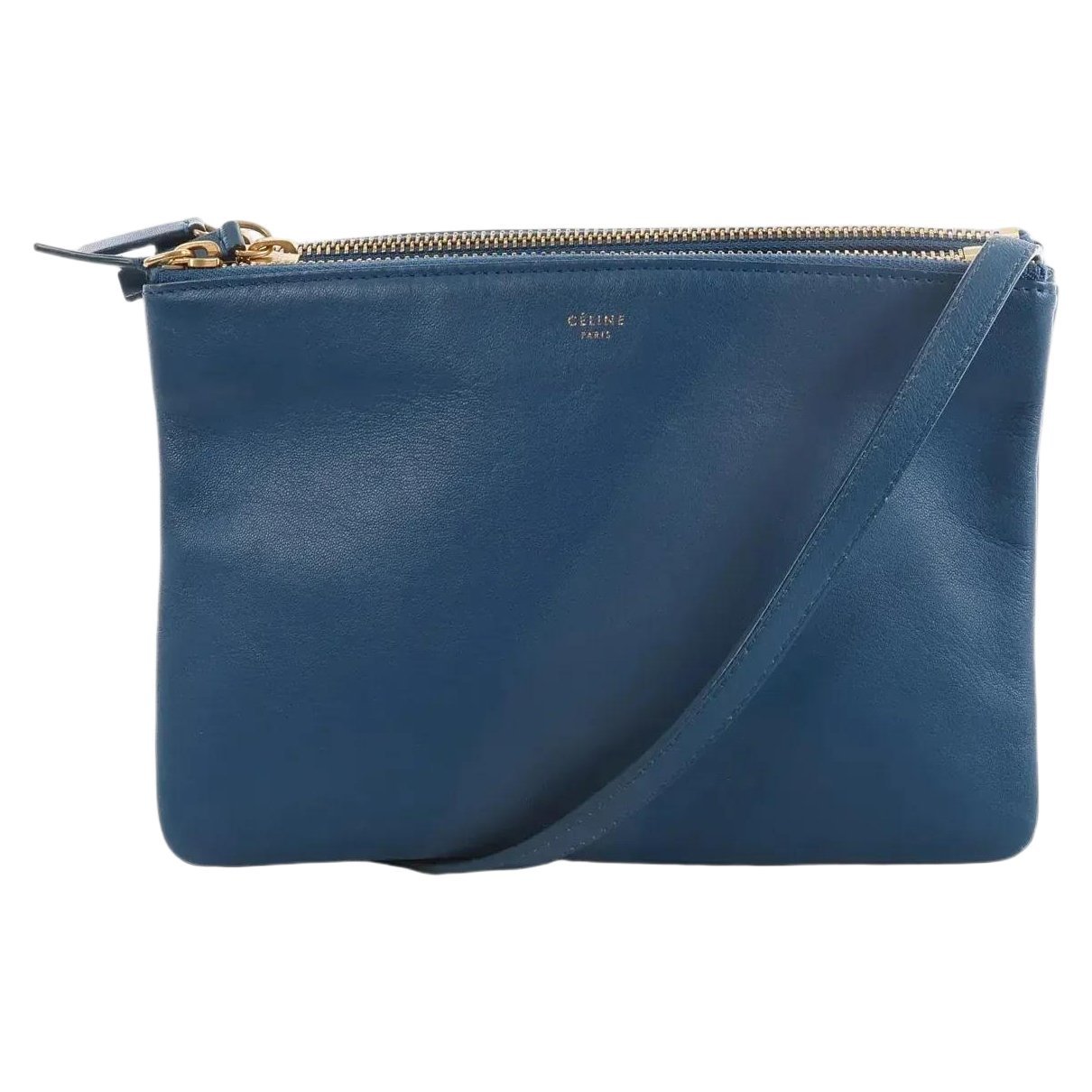 Trio leather crossbody bag