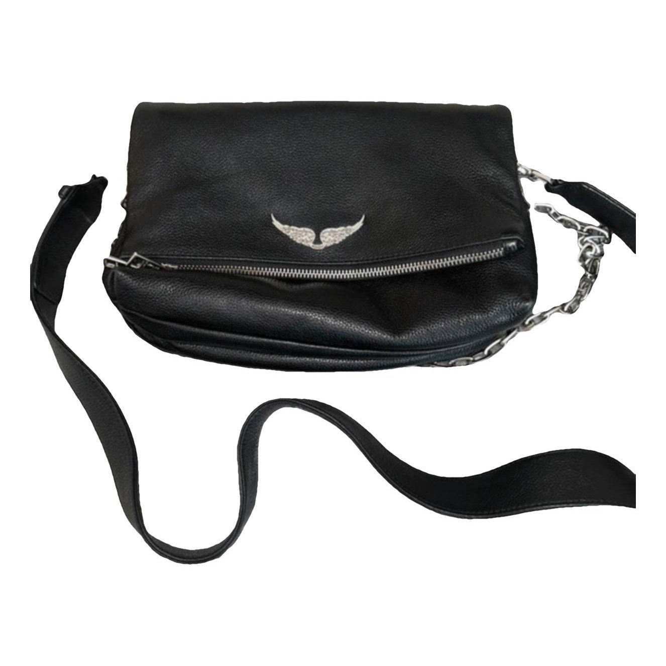 Rock leather crossbody bag