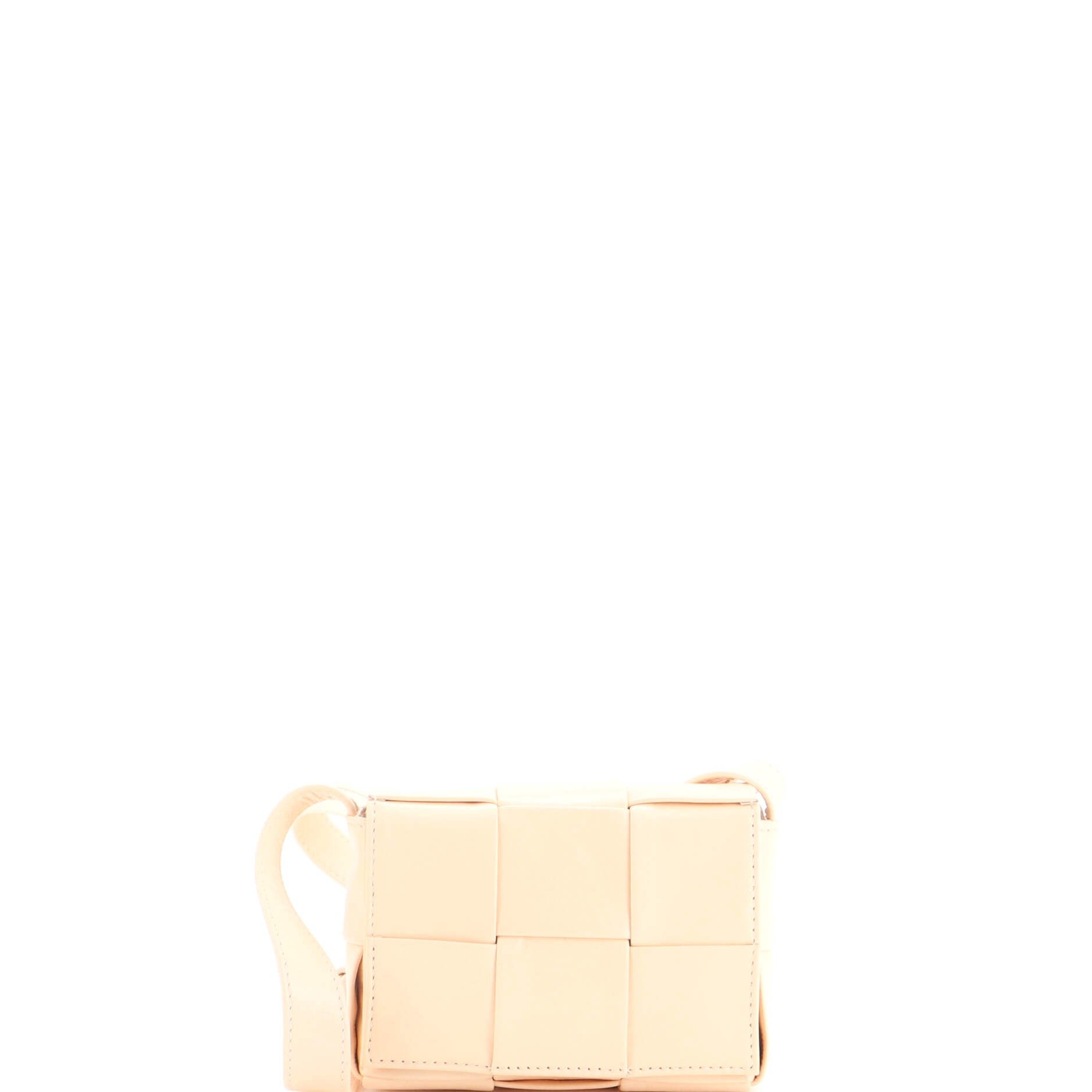 Bottega Veneta Cassette Crossbody Bag Maxi Intrecciato Leather Candy