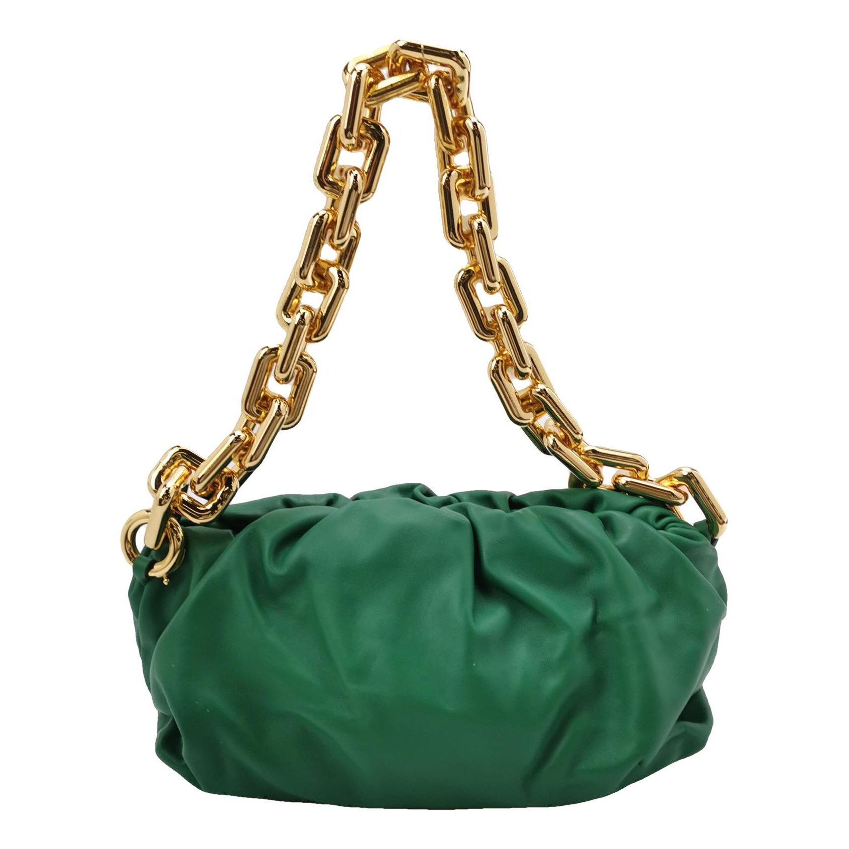 Pouch leather handbag