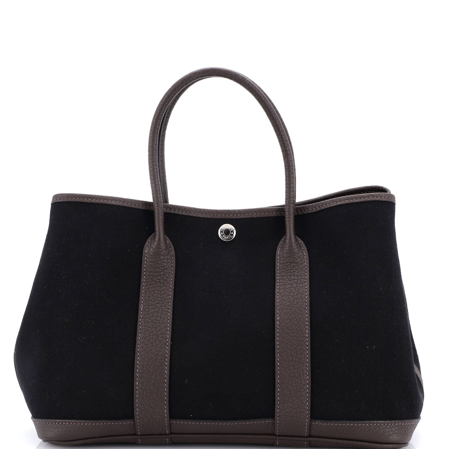 Hermes Garden Party Tote Toile and Leather 30