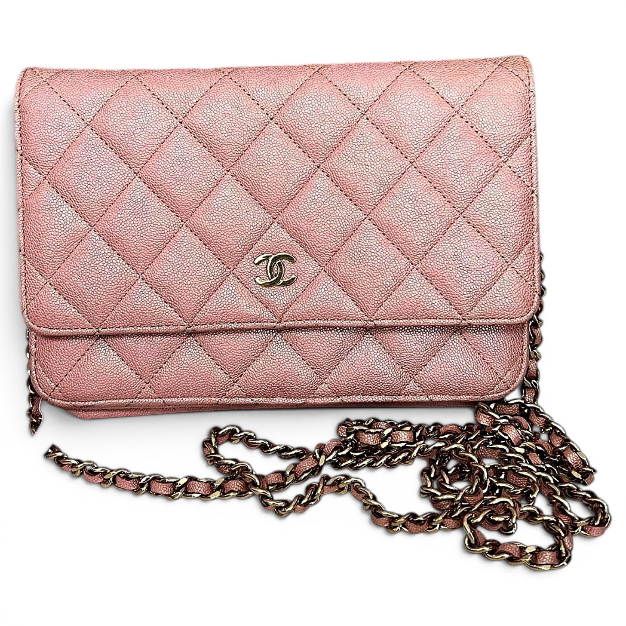 Wallet On Chain Gabrielle leather crossbody bag